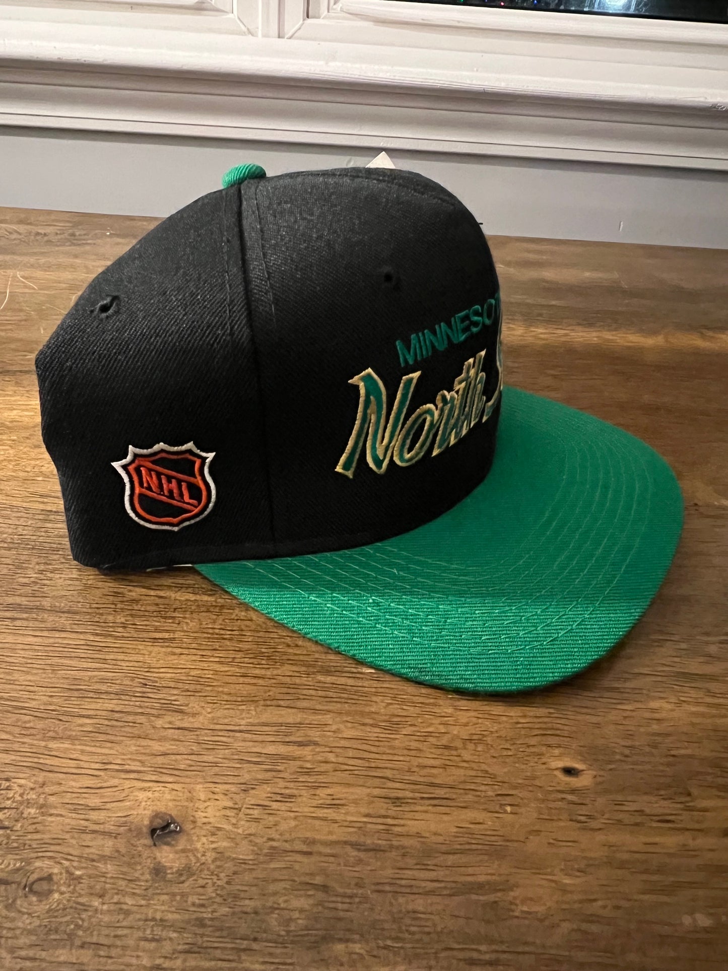 Vintage Minnesota North Stars Hockey SnapBack Hat Sports Specialties W/Tags