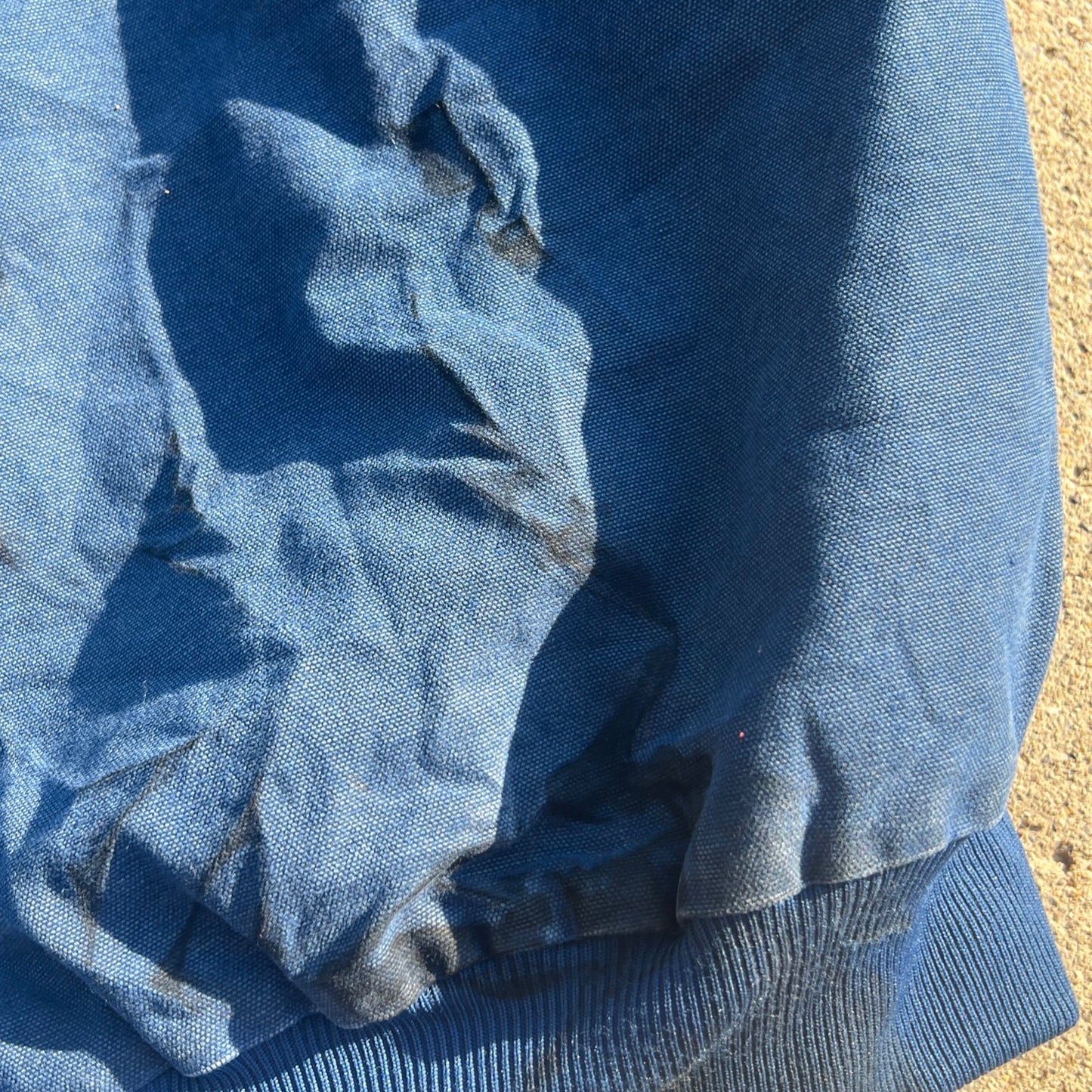 Vintage Y2K Carhartt J14 BLU Faded Blue Santa Fe Jacket Size XL