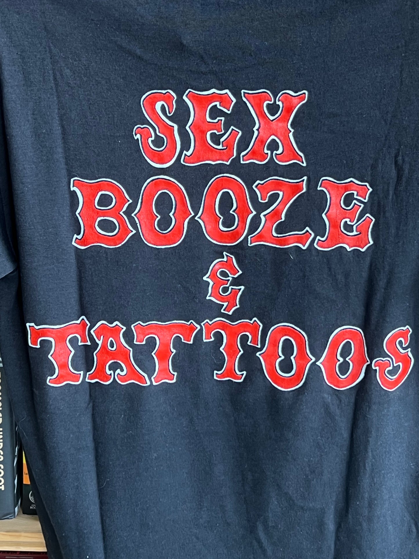 Vintage LA Guns Sex Booze & Tattoos Band Shirt Concert Tee