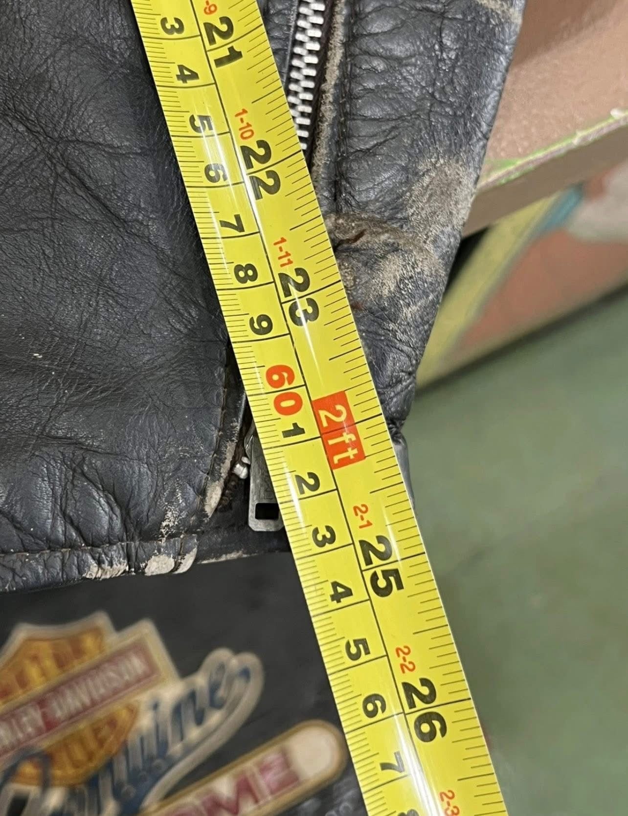1950s Leather D Pocket Motorcycle Jacket Oakbrook Sportswear