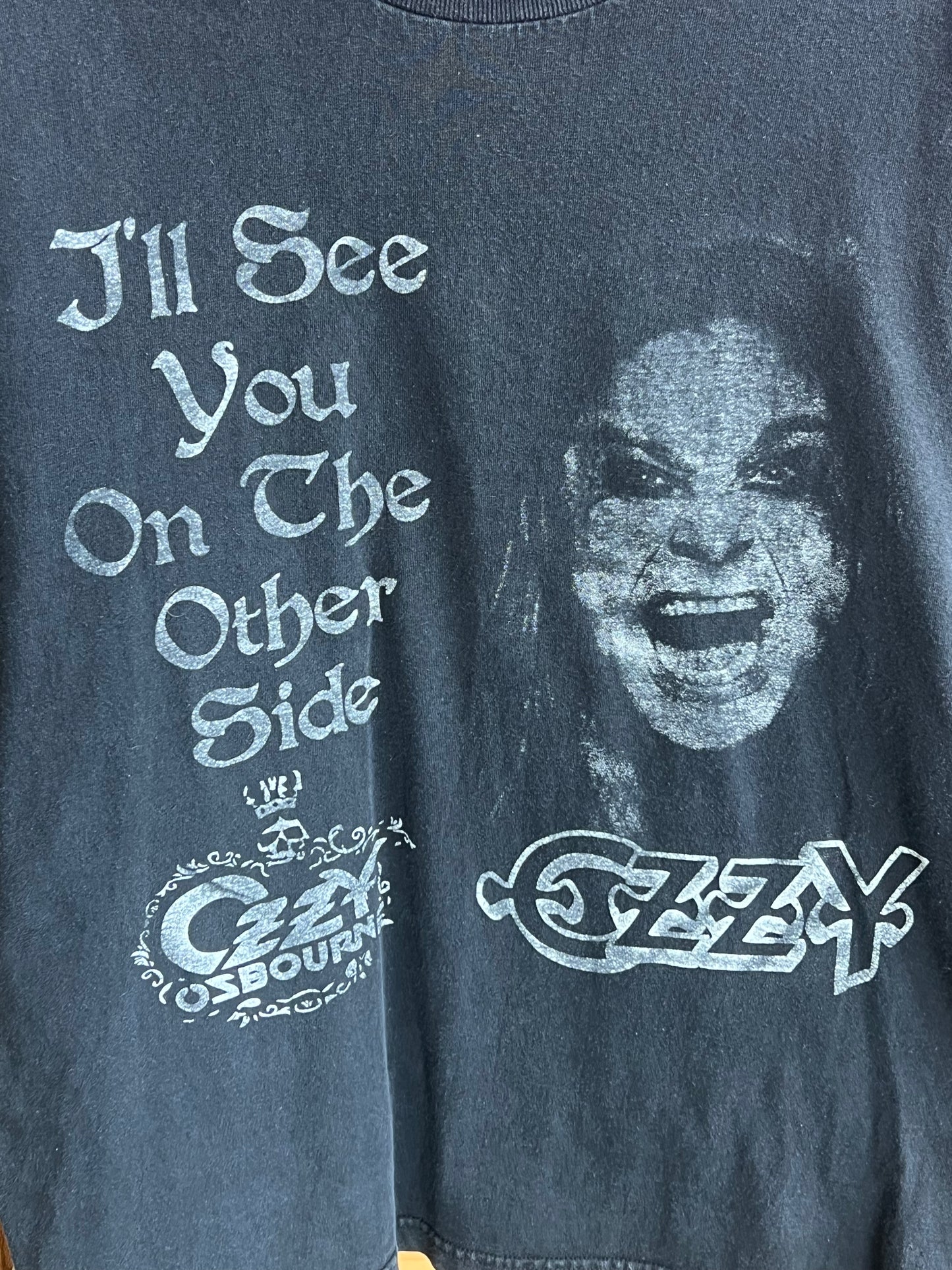 RARE OZZY Osbourne Test Print T Shirt