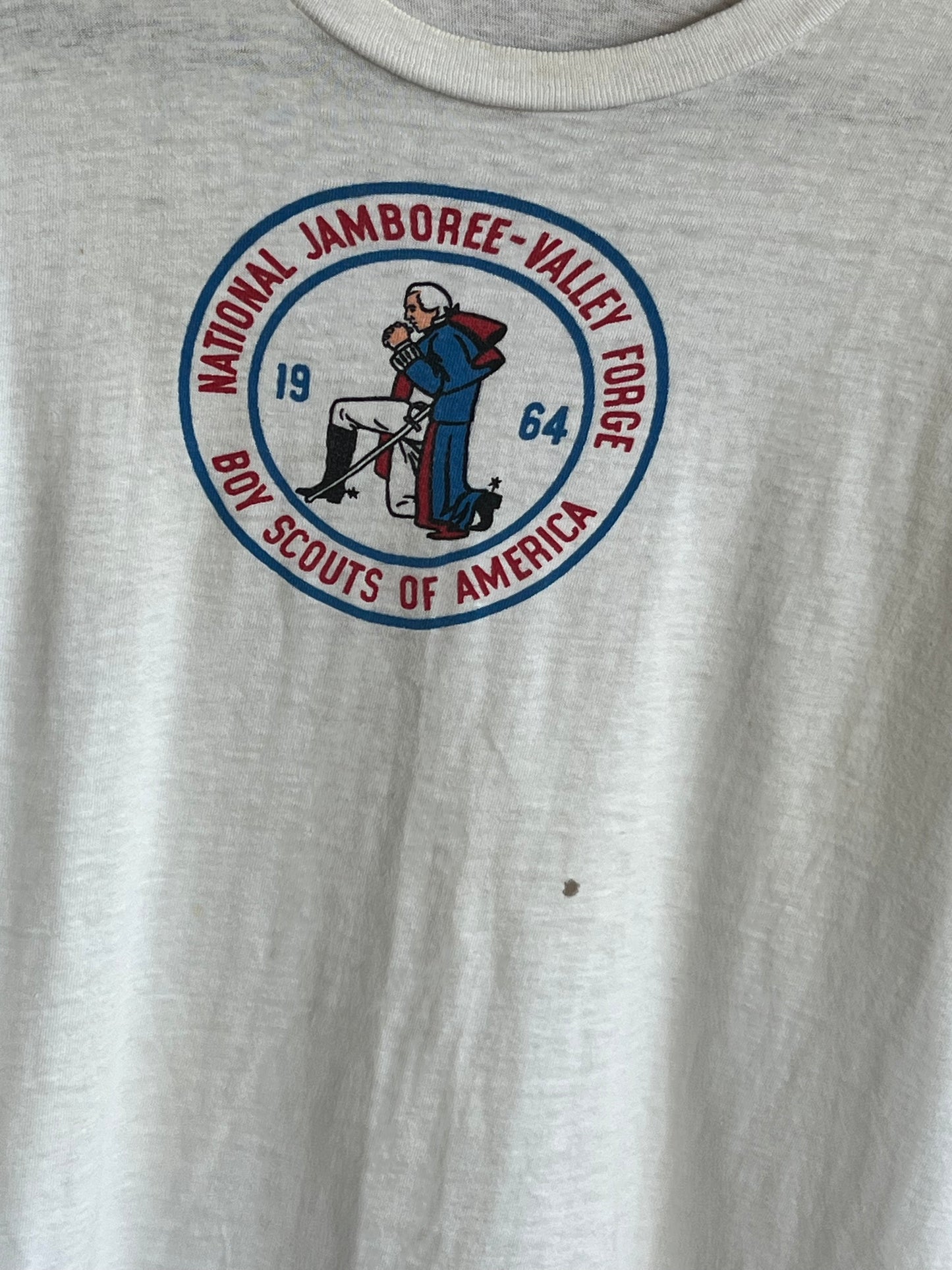 Vintage 1964 Boy Scouts of America National Jamboree Valley Forge T Shirt BSA 60s