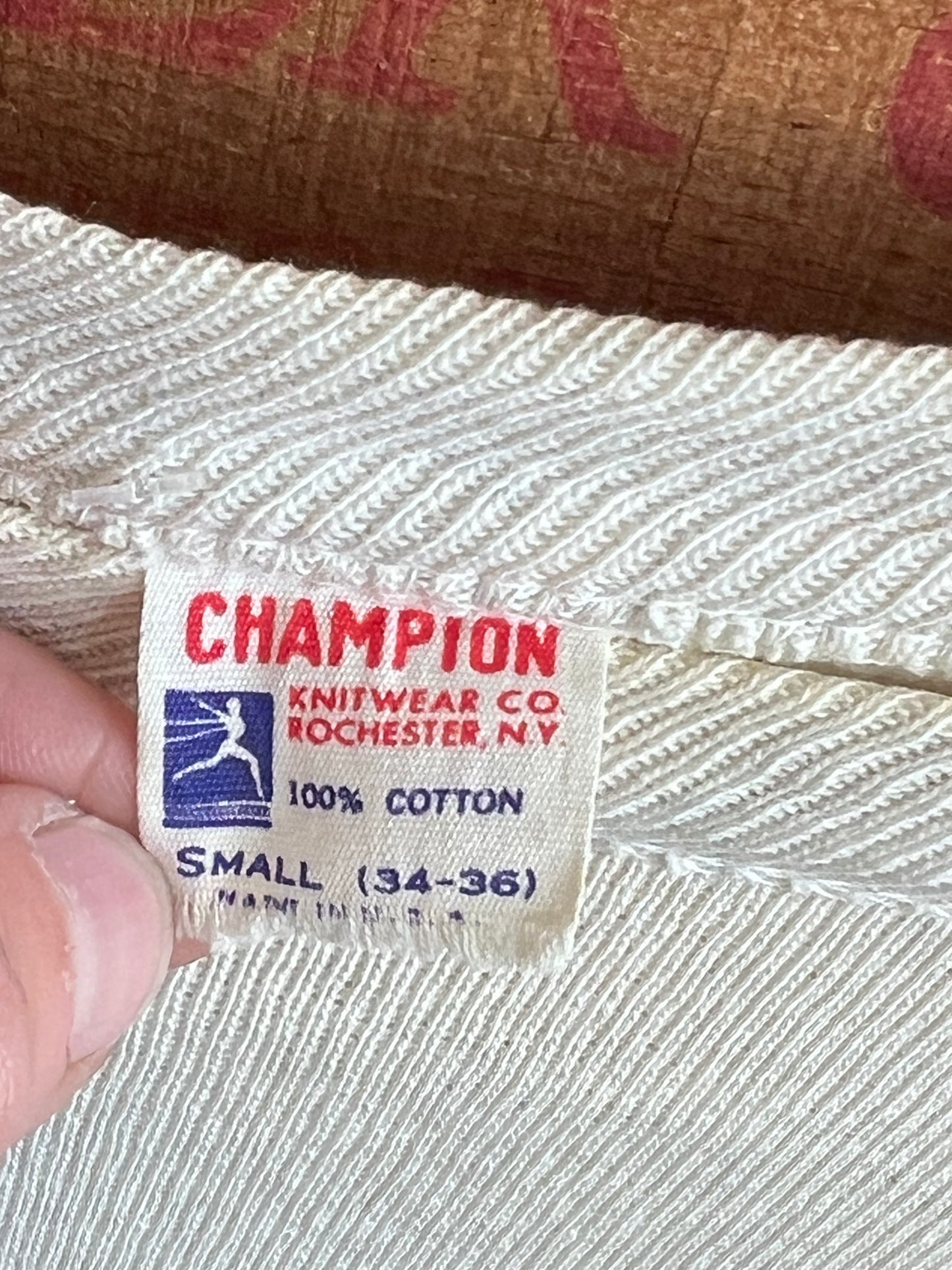Vintage 50s Champion Running Man Harvard Crewneck Sweatshirt