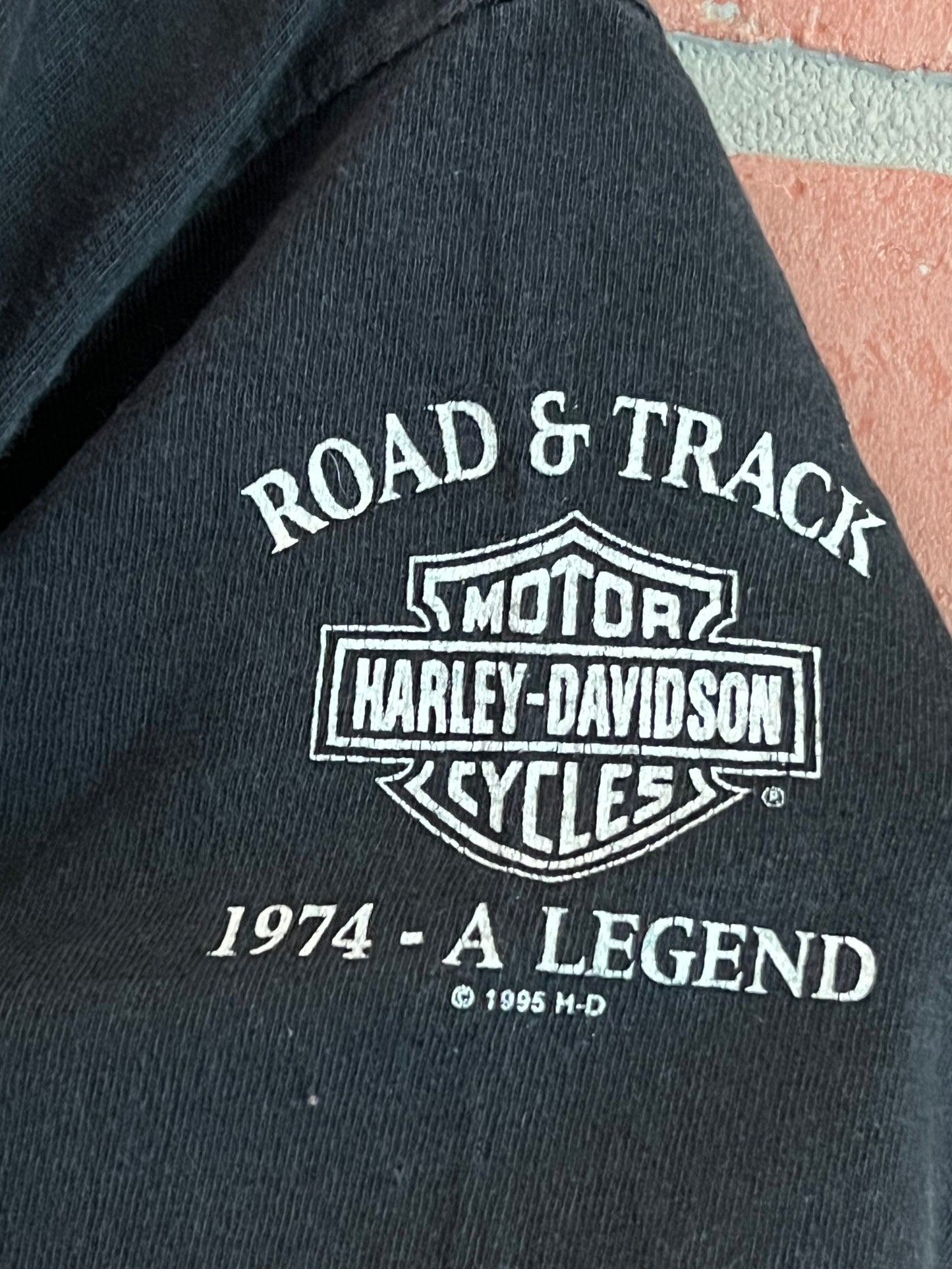 Vintage 90s Harley Lightning Tee Evolution Revolution Shirt