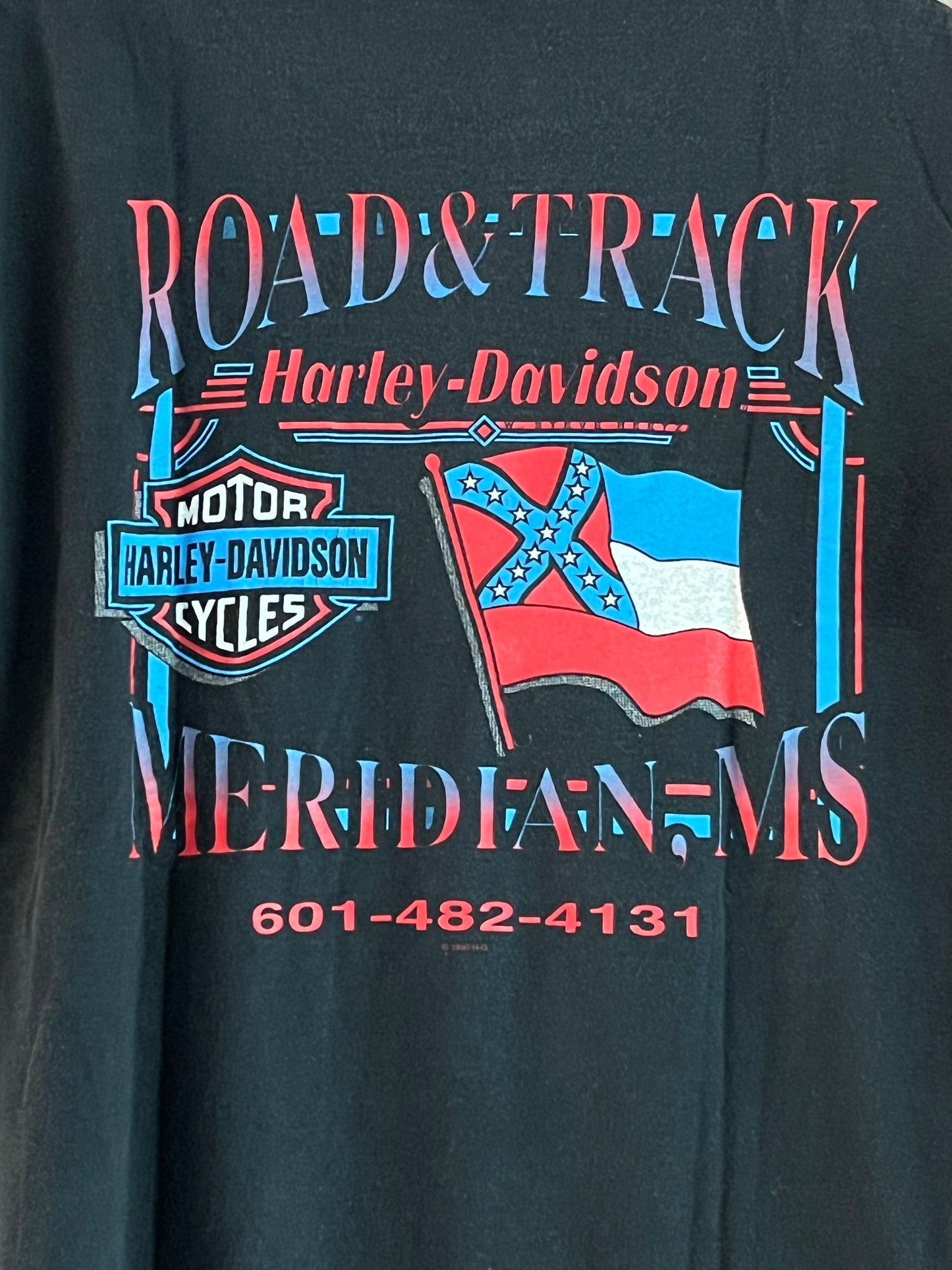 Vintage 90s Harley Lightning Tee Evolution Revolution Shirt