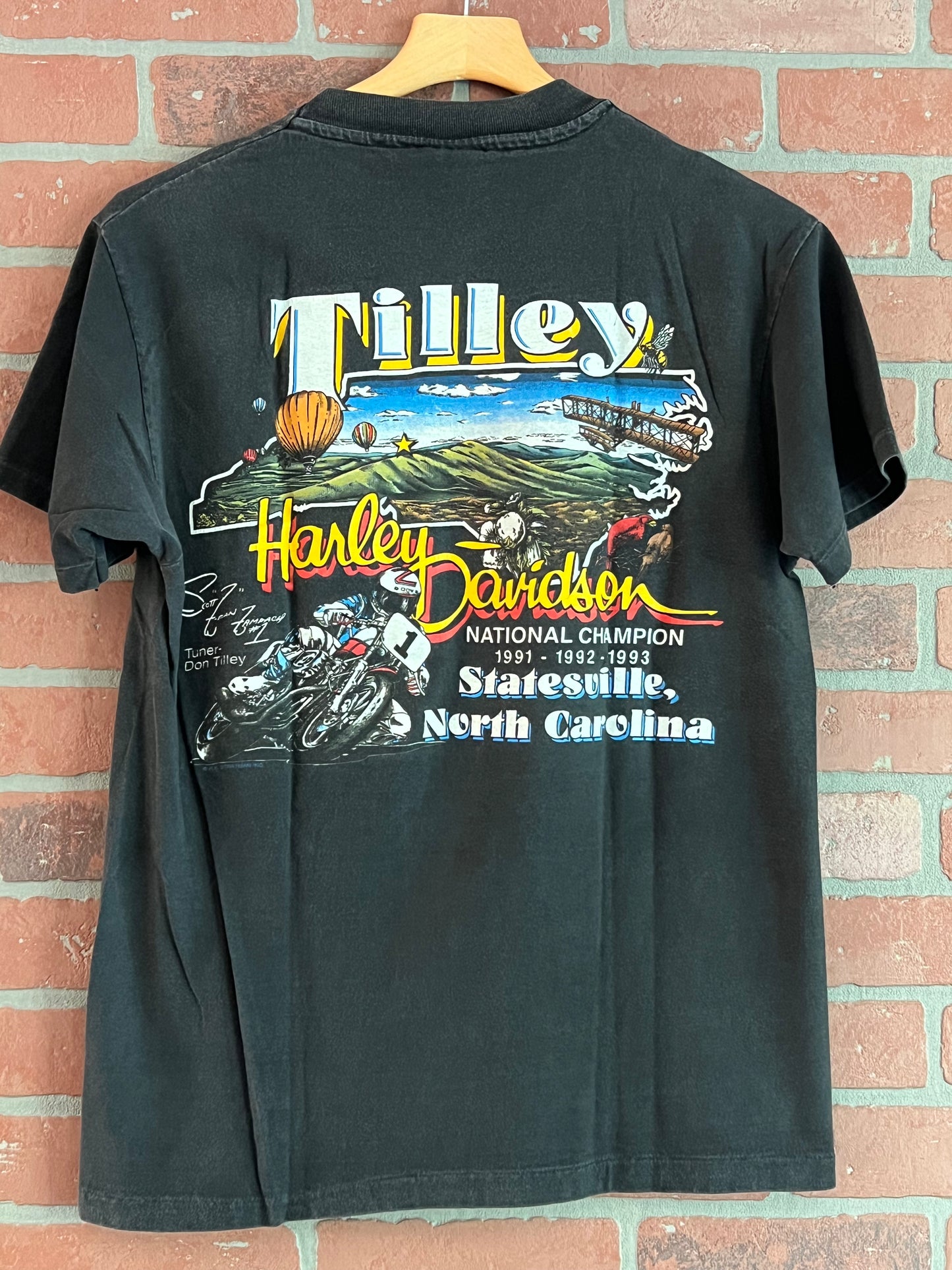 Vintage 90s Harley Davidson Chrome Fever T Shirt