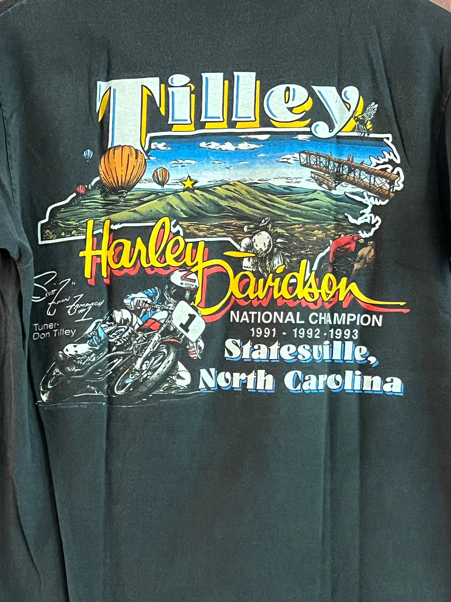 Vintage 90s Harley Davidson Chrome Fever T Shirt