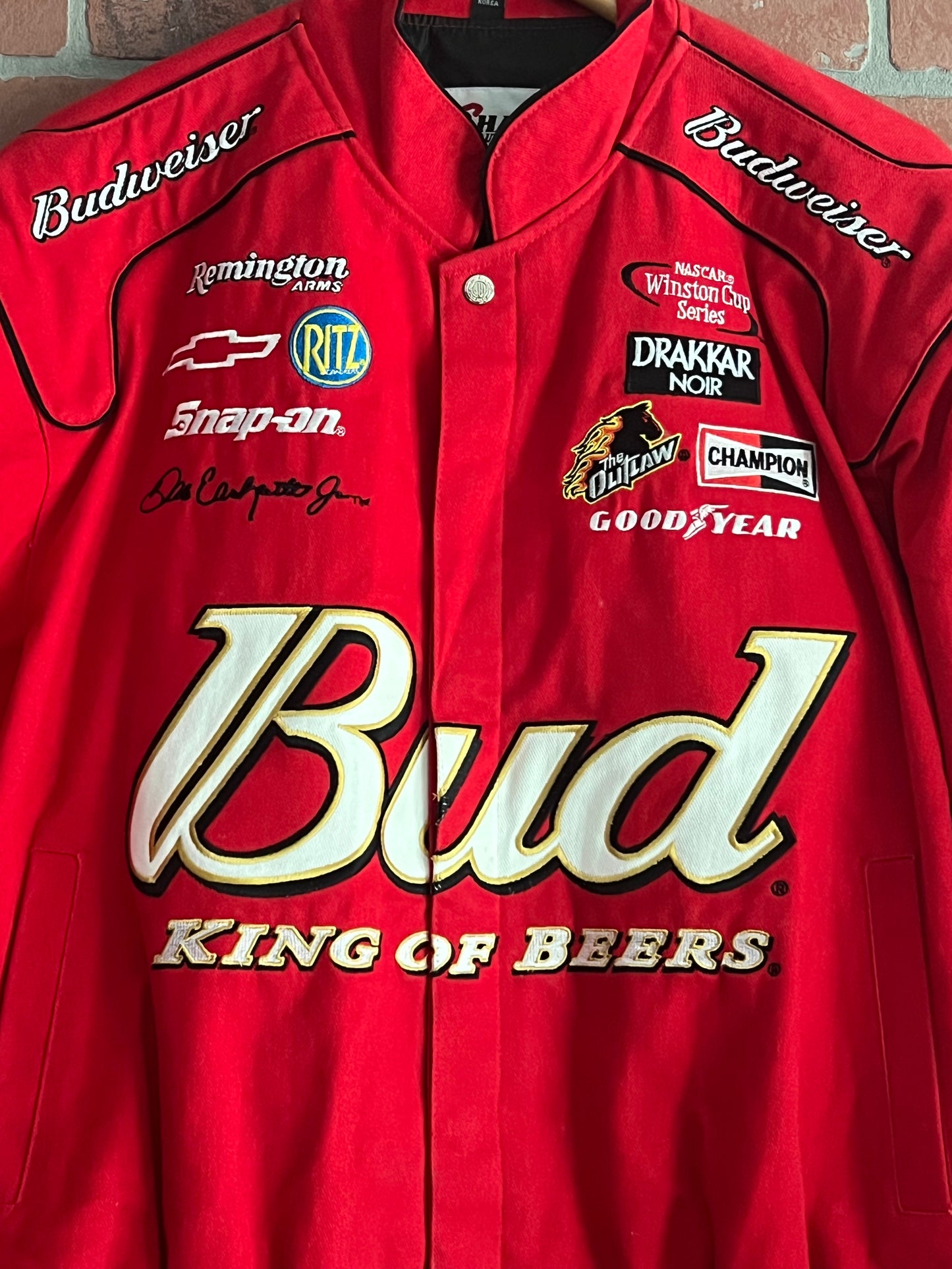 Vintage Dale Earnhardt Jr Budweiser NASCAR Chase Authentic Jacket