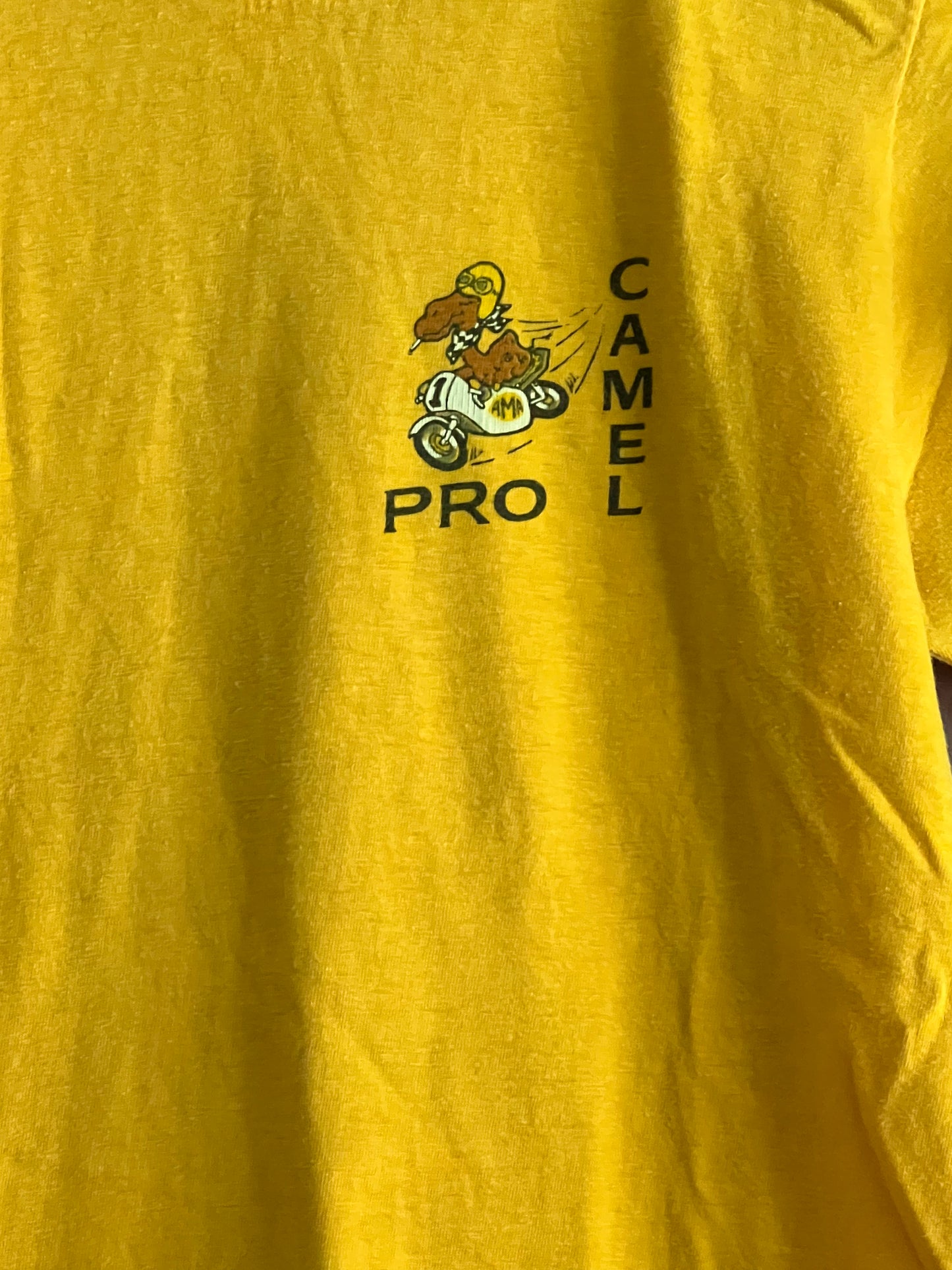 Vintage 80s Camel Pro AMA Motorcycle Racing Shirt Daytona Beach