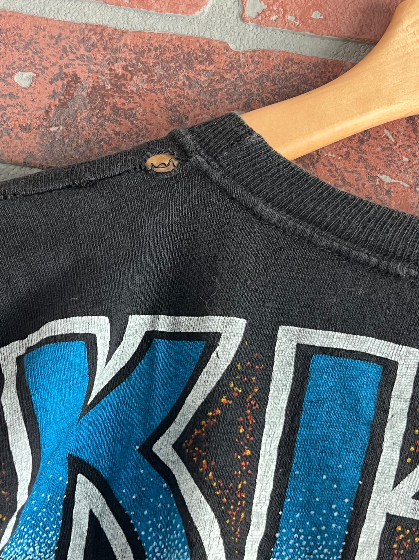 RARE 1979 Cheap Trick & Kiss Concert Tee Parking Lot Boot Band Shirt 70s