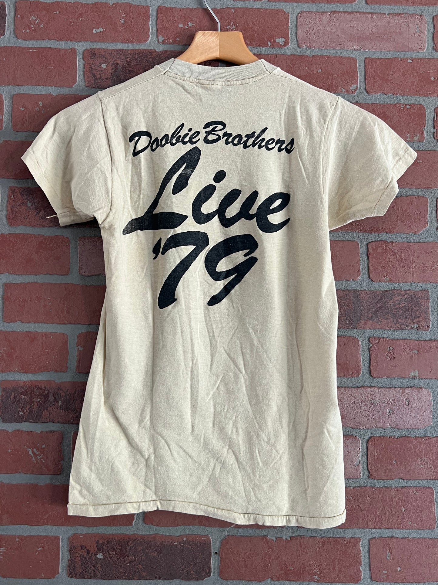 Vintage 1970s Doobie Brothers Live 79’ Concert Tee Band Shirt