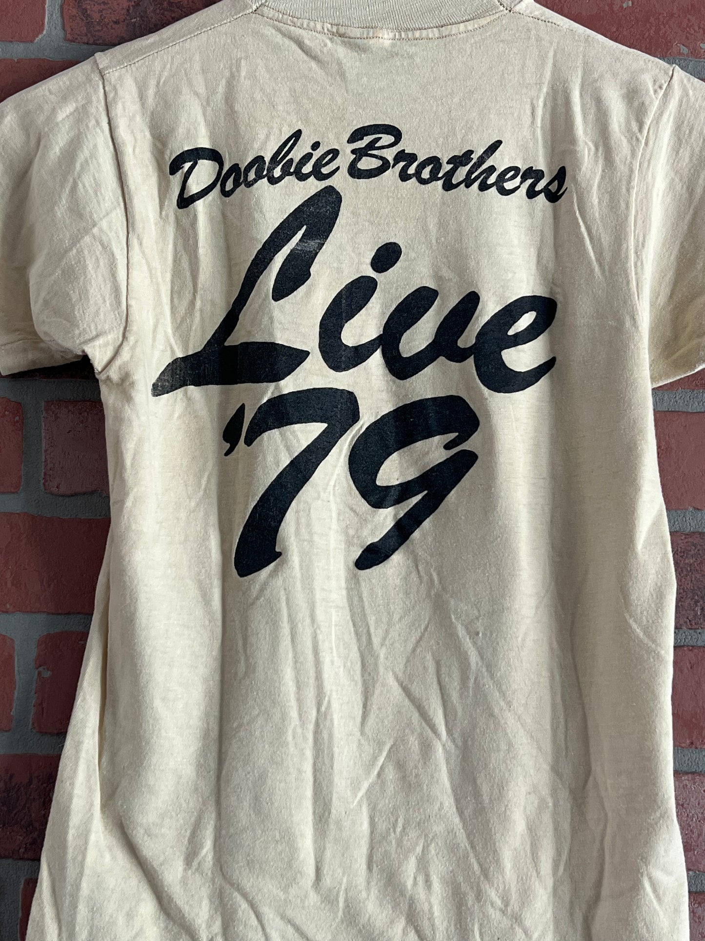 Vintage 1970s Doobie Brothers Live 79’ Concert Tee Band Shirt