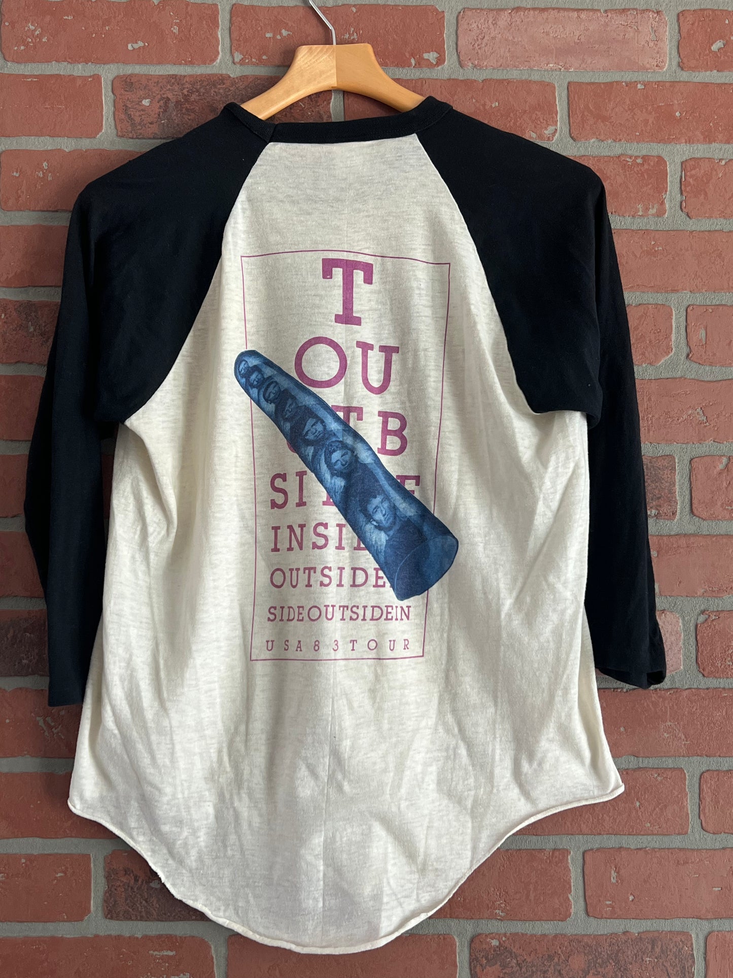 Vintage 80s The Tubes She’s a Beauty Raglan Concert Tee Band Shirt