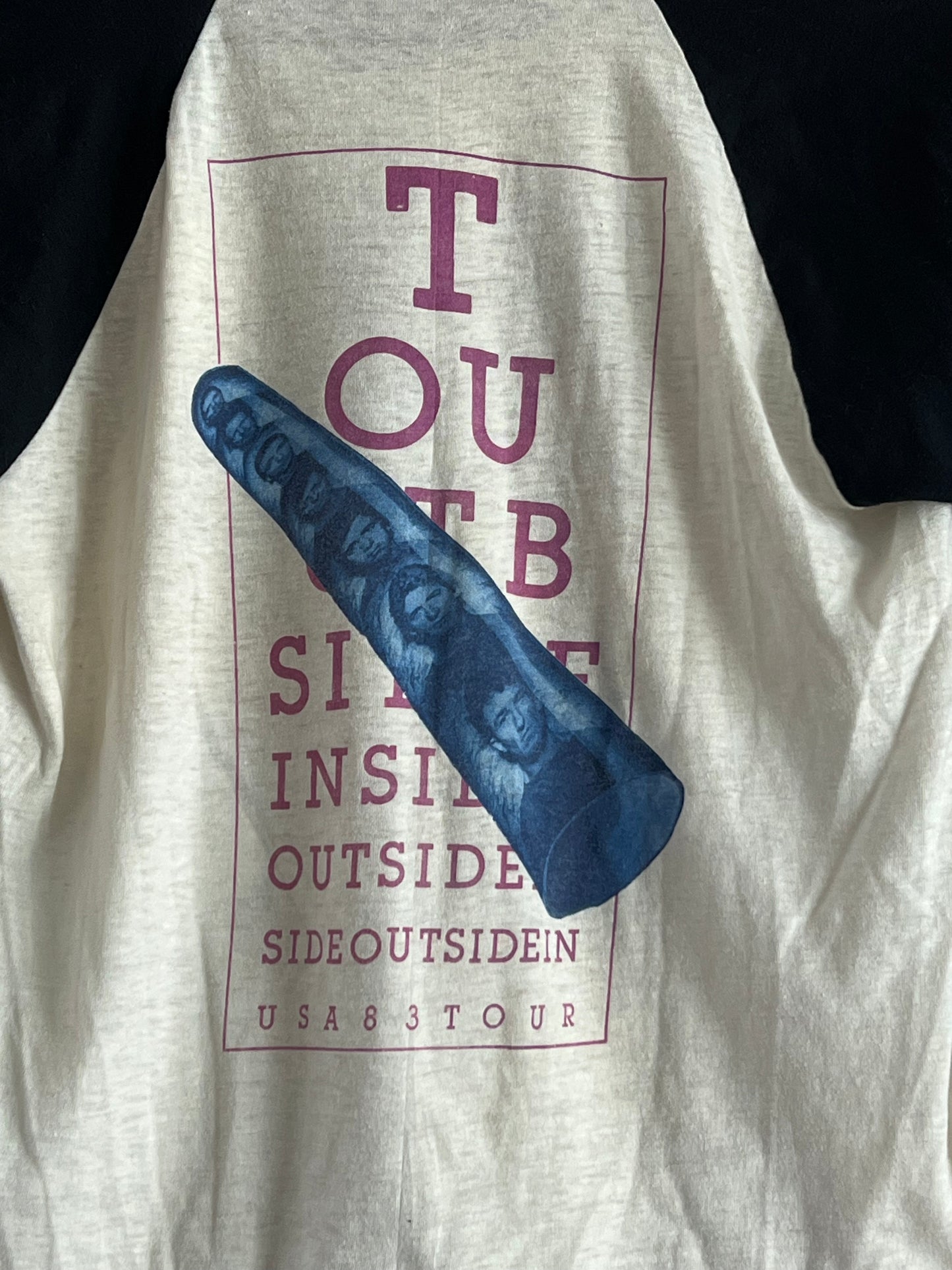 Vintage 80s The Tubes She’s a Beauty Raglan Concert Tee Band Shirt
