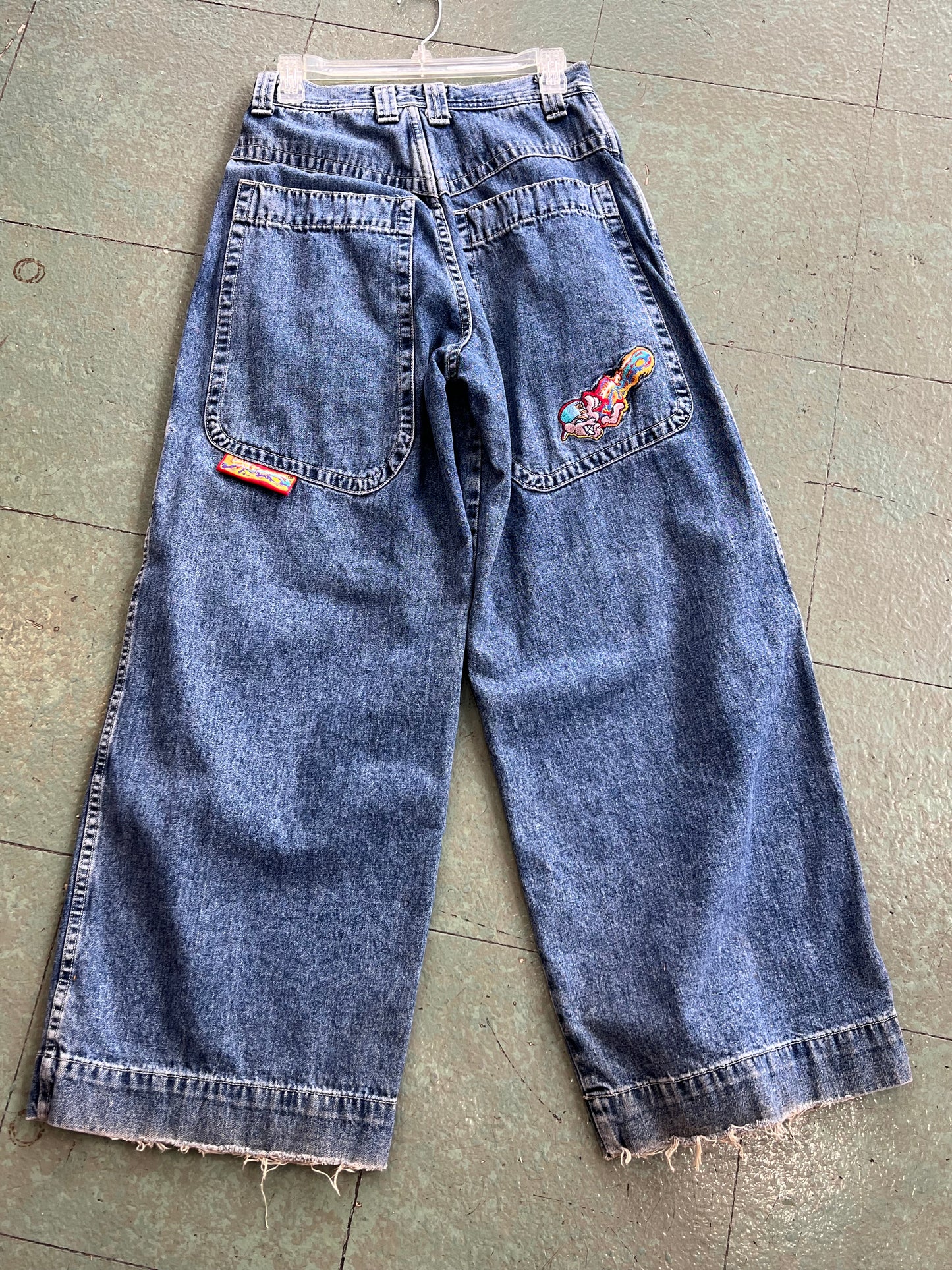 Vintage 1990s JNCO Wizard Jeans Skater Skateboard Denim 90s Streetwear