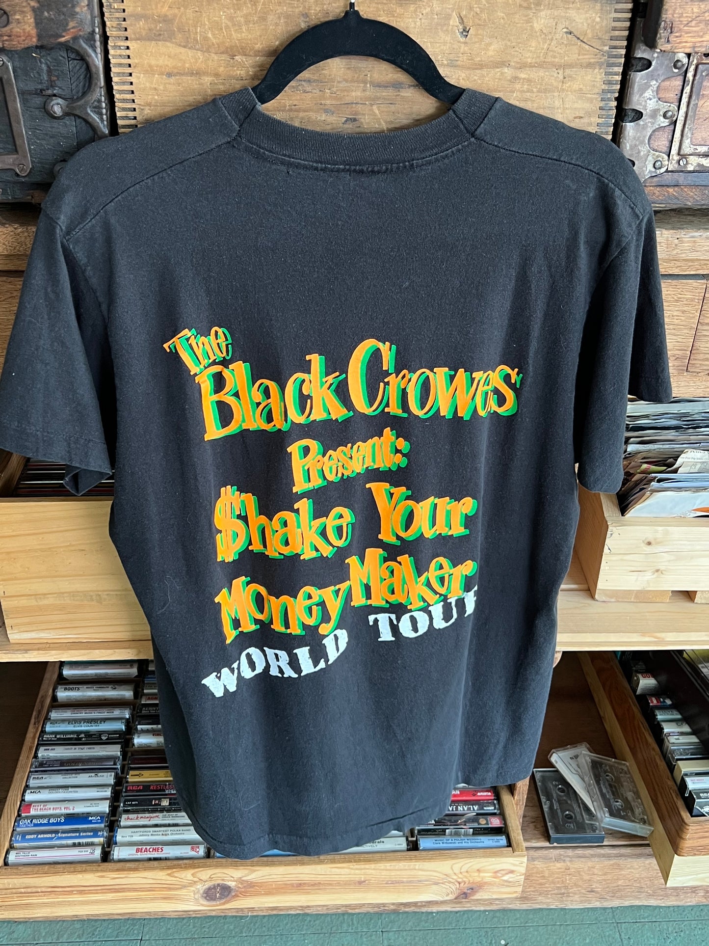 Vintage The Black Crowes Shake Your Money Maker Concert Band Tee Shirt