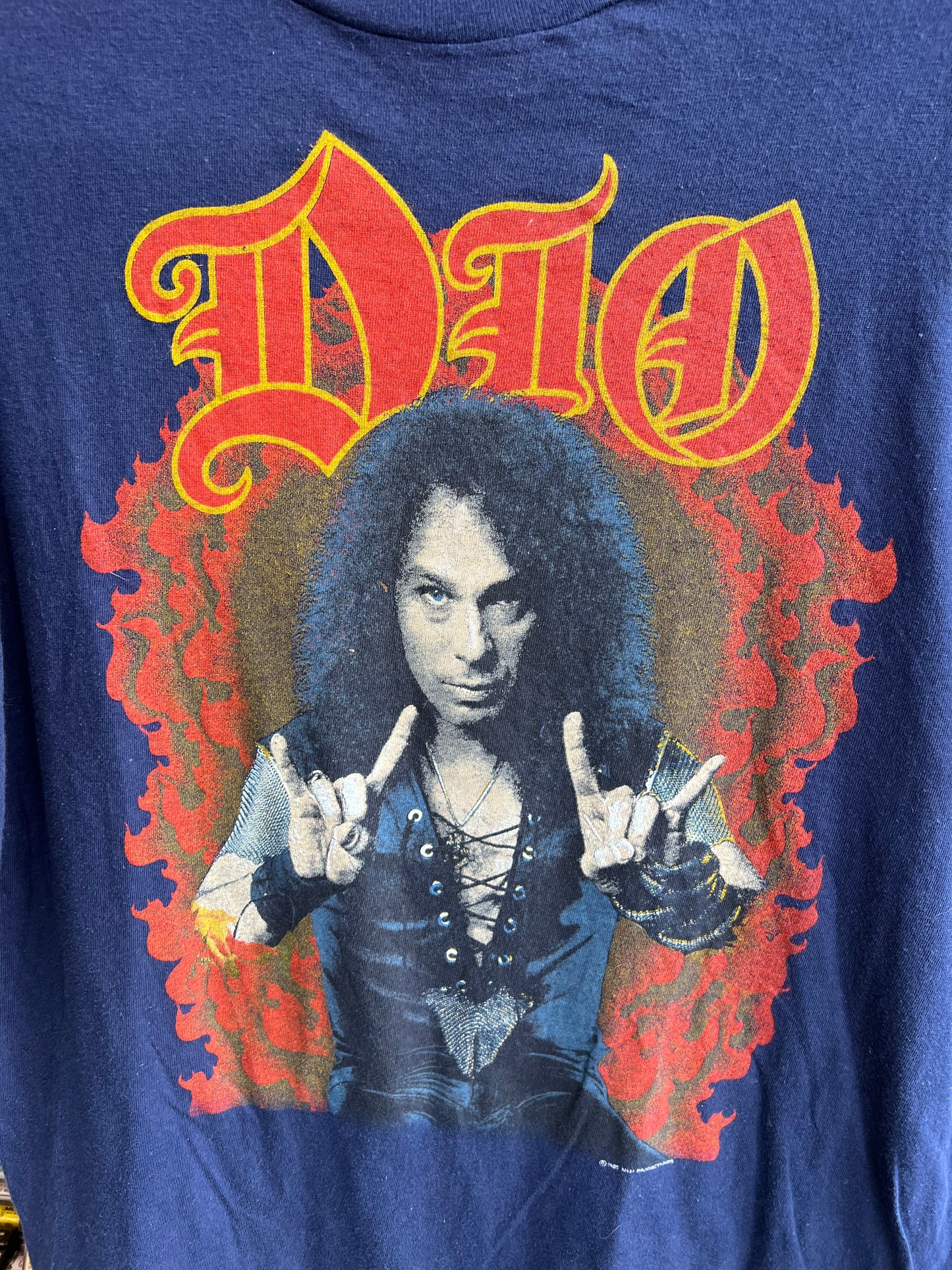 Vintage 1985 Dio Sacred Heart Concert Tour Band Tee Shirt