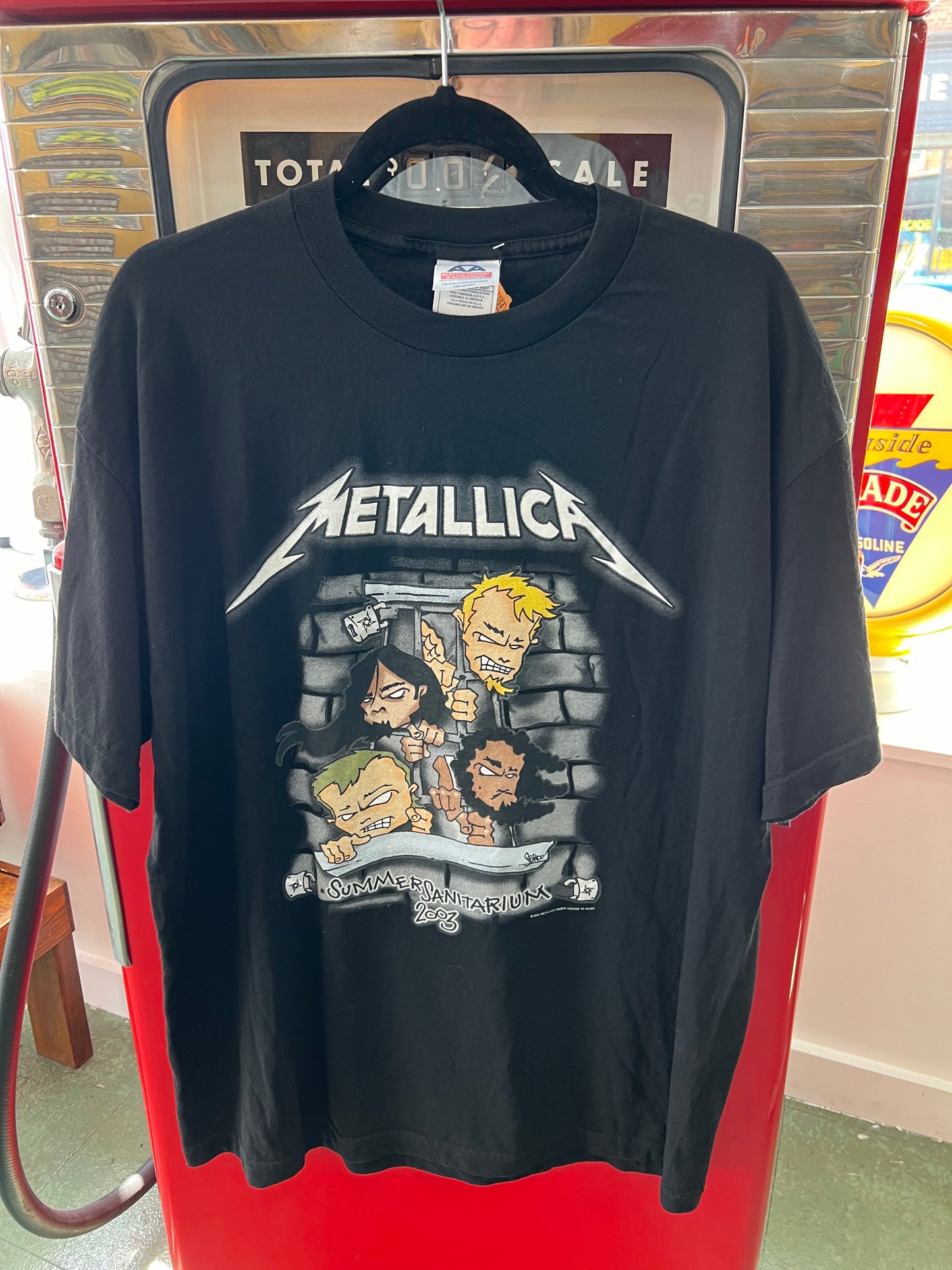 Metallica Summer Sanitarium 2003 Concert Band Tee Shirt