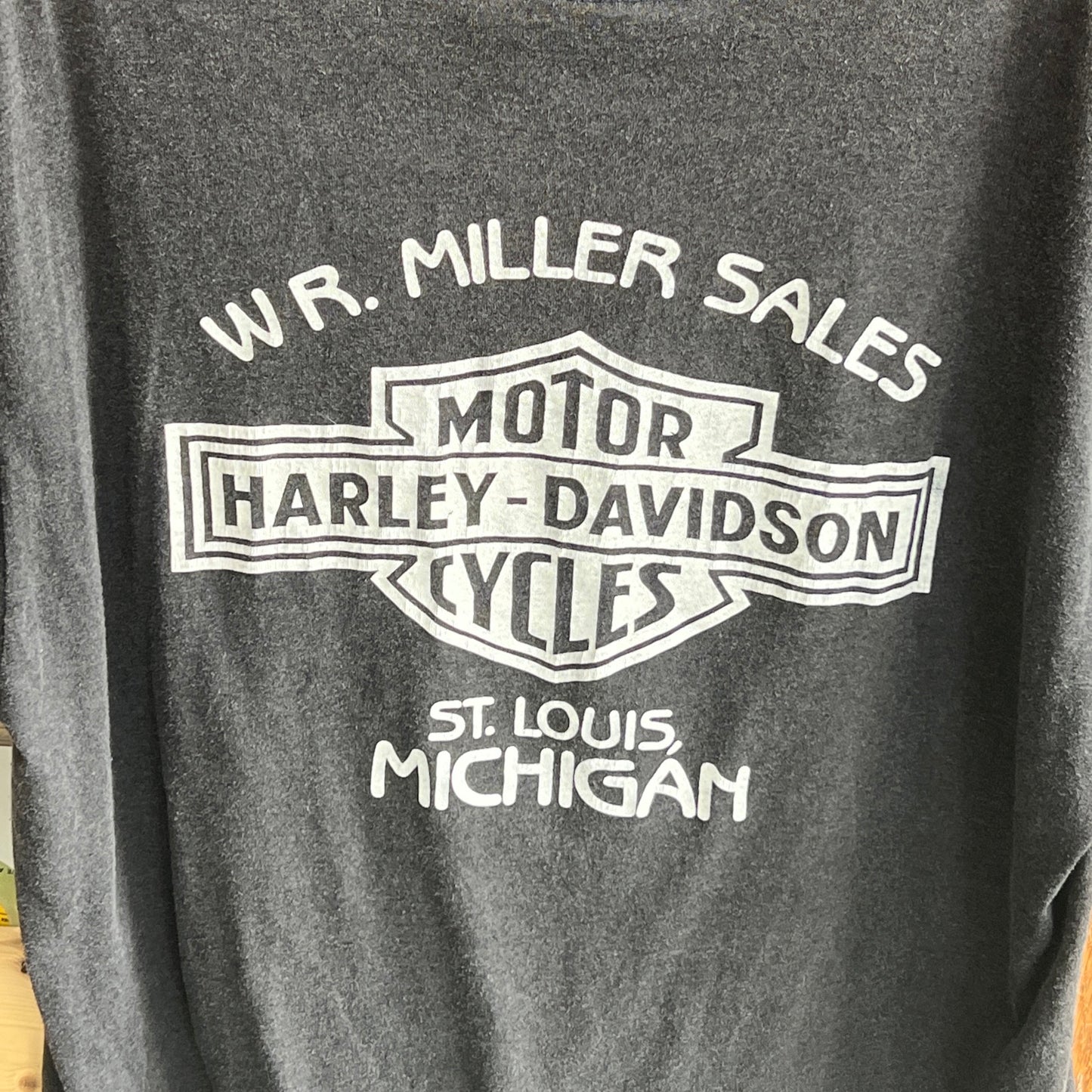 Vintage 1980s Harley Davidson "I OWN A HARLEY" 3D Emblem Motorcycle Shirt