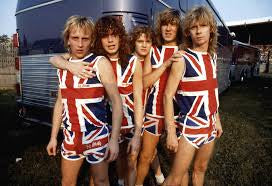 Vintage 1980s Def Leppard Union Jack Sleeveless T Shirt as worn by Joe Elliot Concert Band Tee Original