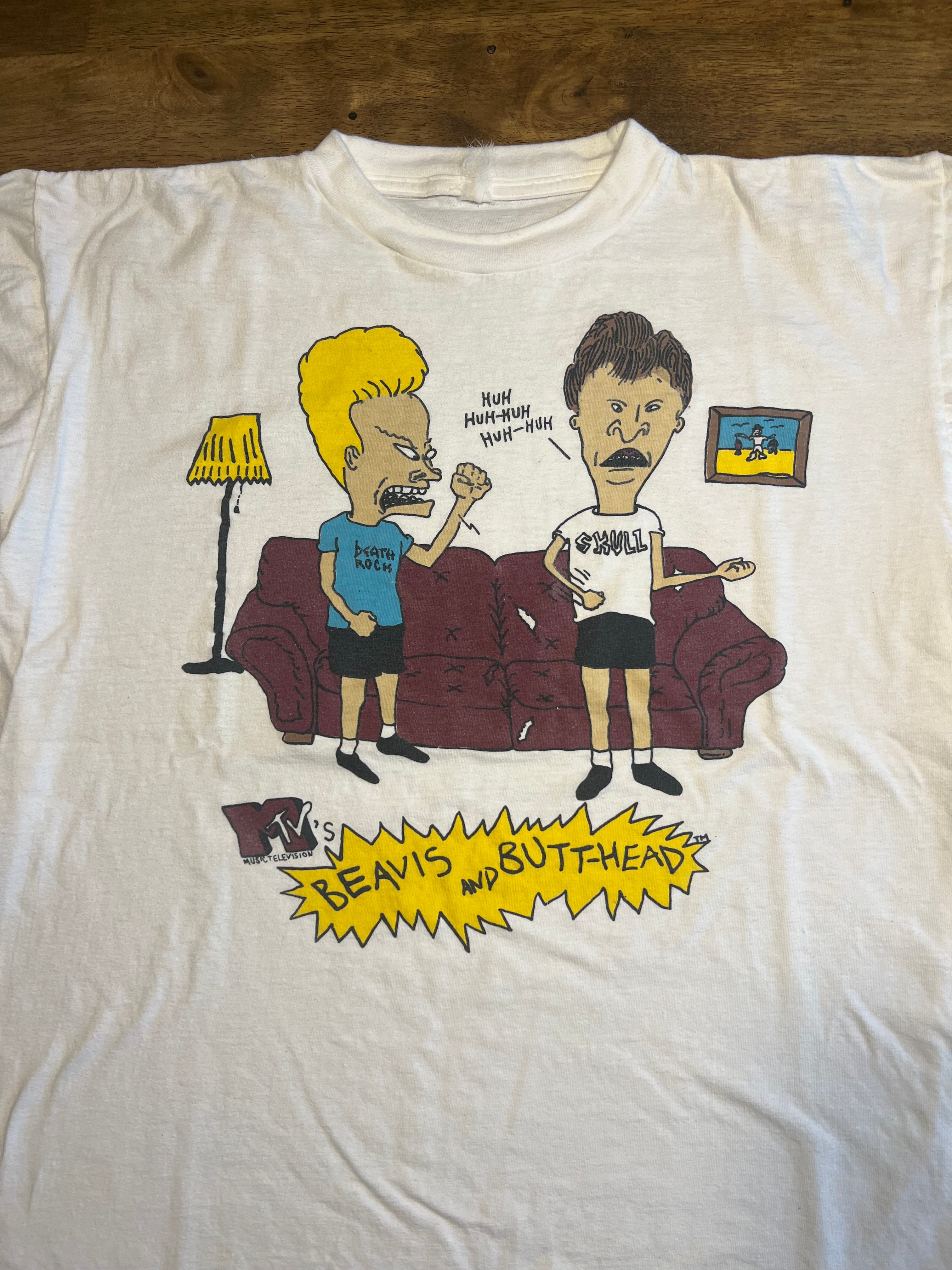 Vintage 90s Beavis and Butt Head MTV T Shirt – a2vintage