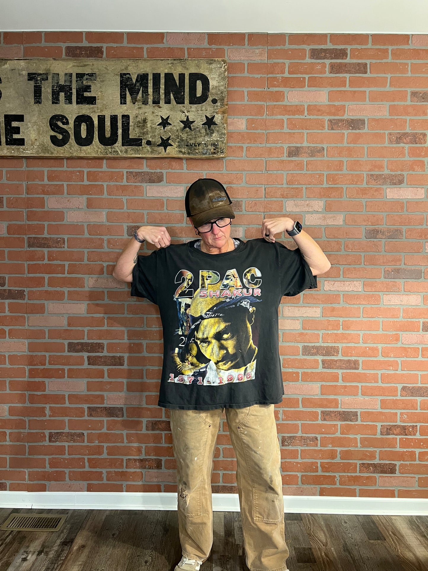 Vintage Tupac Memorial Rap Tee Shirt