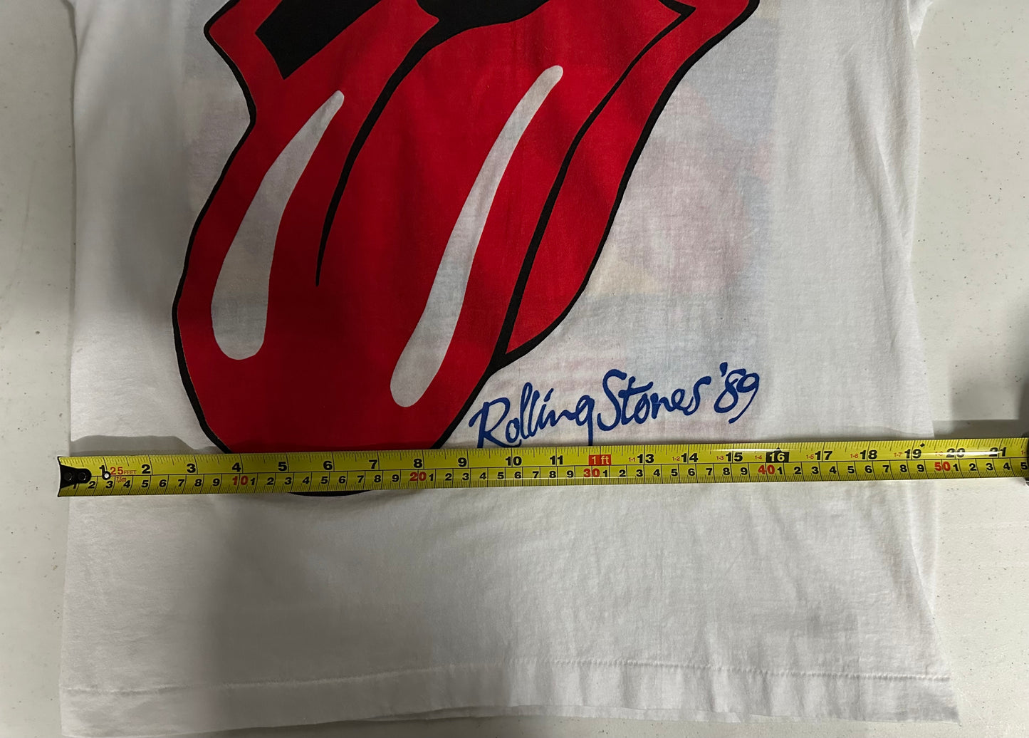 Vintage Rolling Stones Steel Wheels 1989 Tour T-Shirt