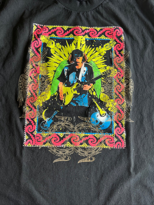 Vintage Carlos Santana 1994 World Tour T Shirt Size Large Heaven Smiles 90s Rare