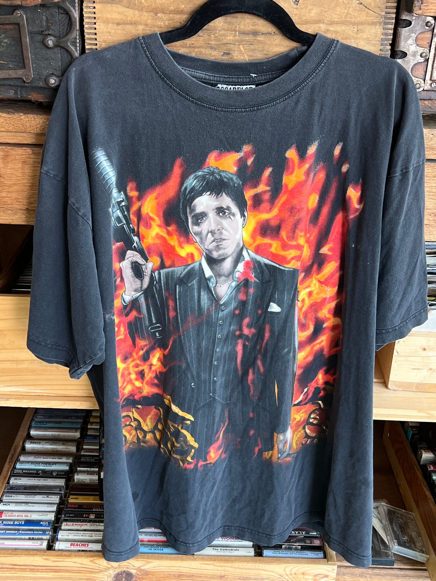 Vintage Scarface AOP Rap Tee Movie Shirt