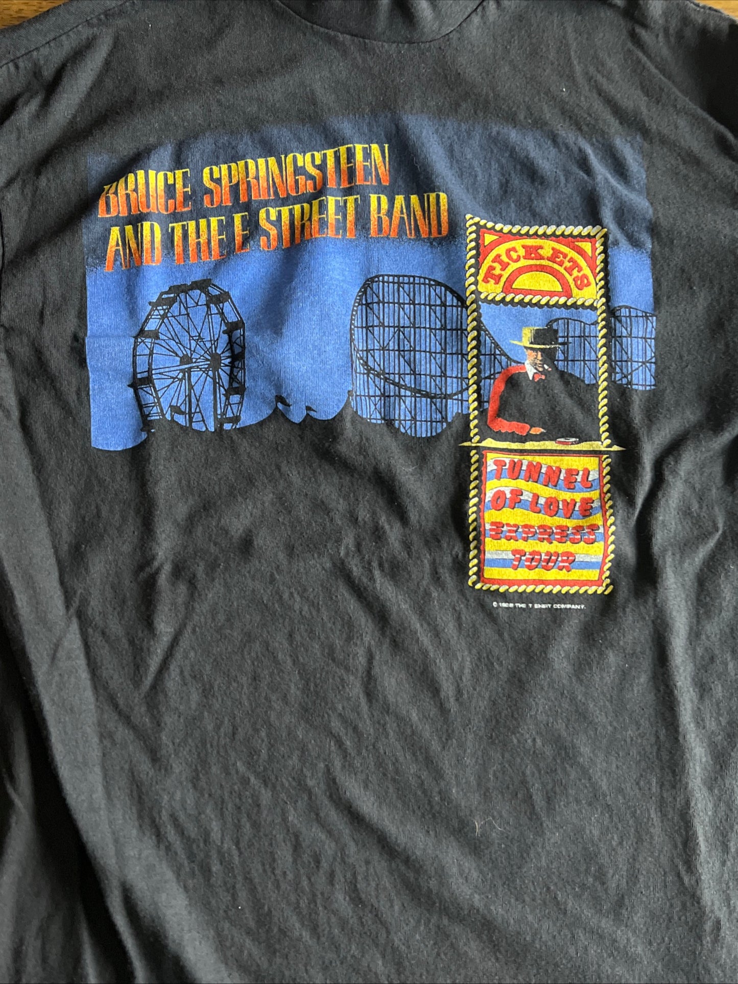 Vintage RARE 1988 Bruce Springsteen Tunnel Of Love Concert Band Tee Shirt