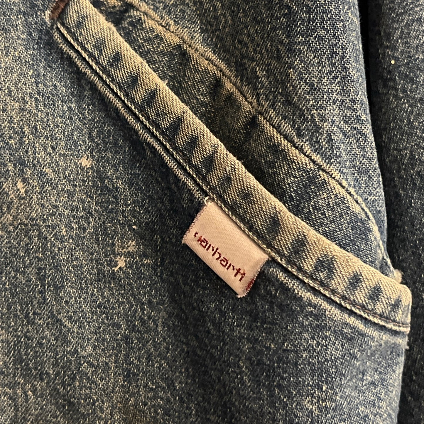 Vintage 80s Denim Carhartt 100th Anniversary Detroit Jacket Detroiter RARE