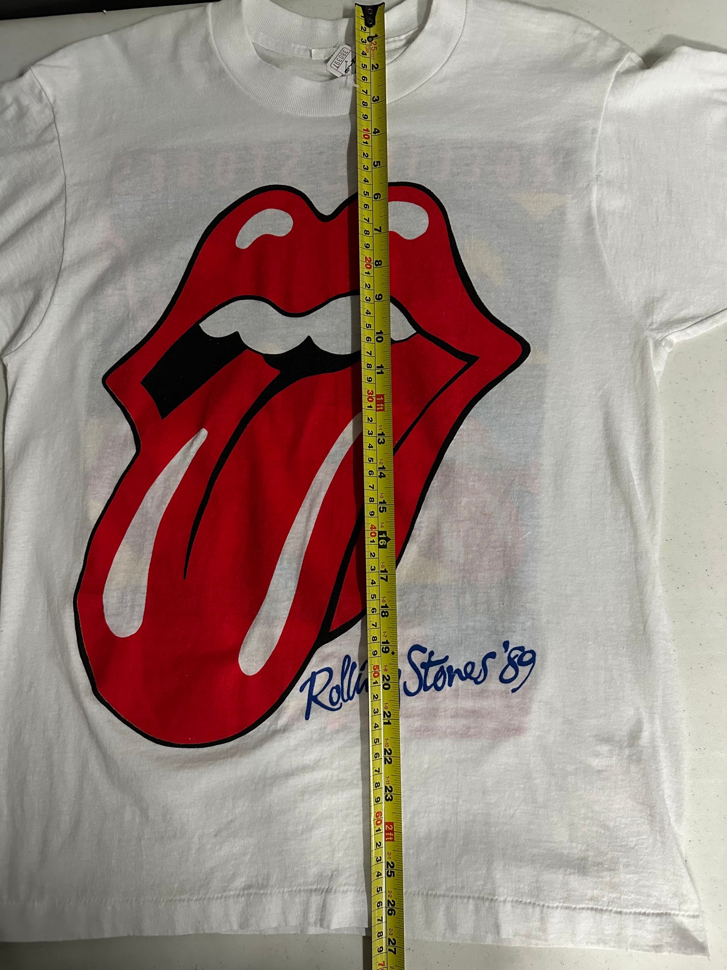 Vintage Rolling Stones Steel Wheels 1989 Tour T-Shirt