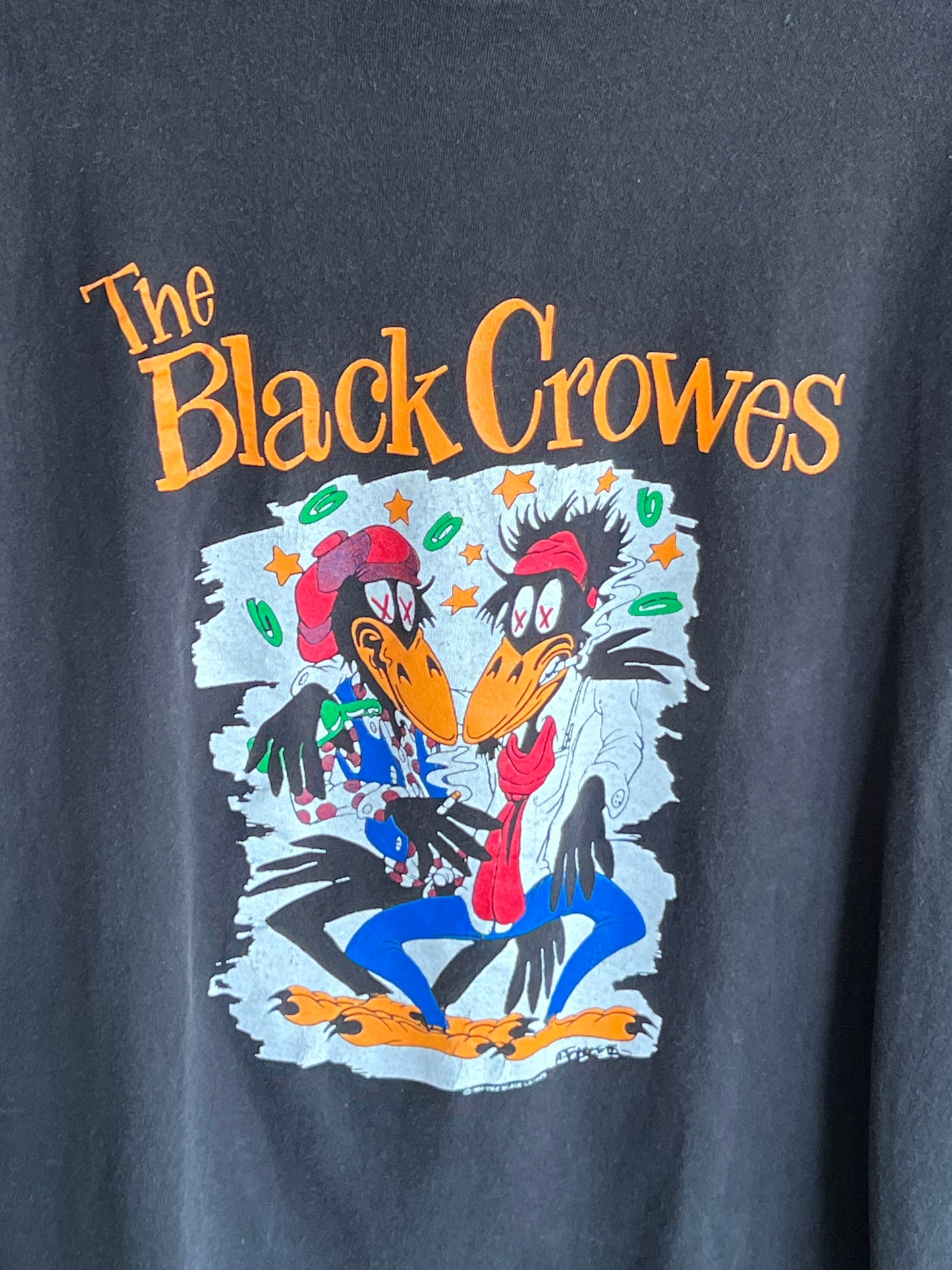 Vintage The Black Crowes Shake Your Money Maker Concert Band Tee Shirt