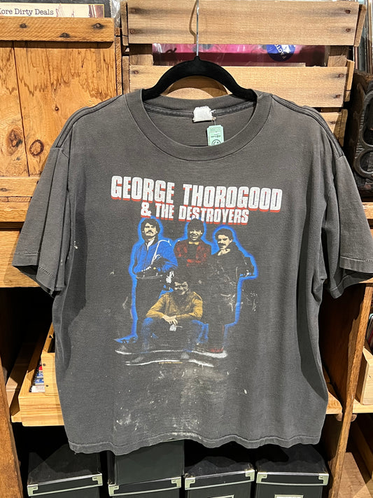 Vintage 1985 George Thorogood and the Destroyers Concert Tour Tee Shirt 80s