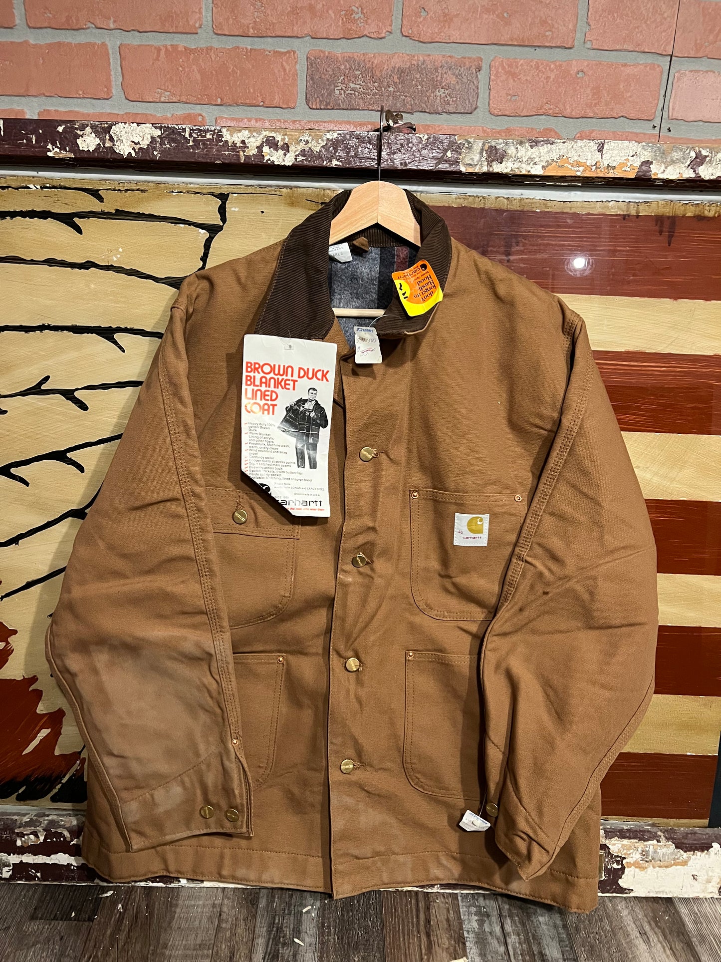 Vintage Carhartt Blanket Lined Jacket NOS w/tags