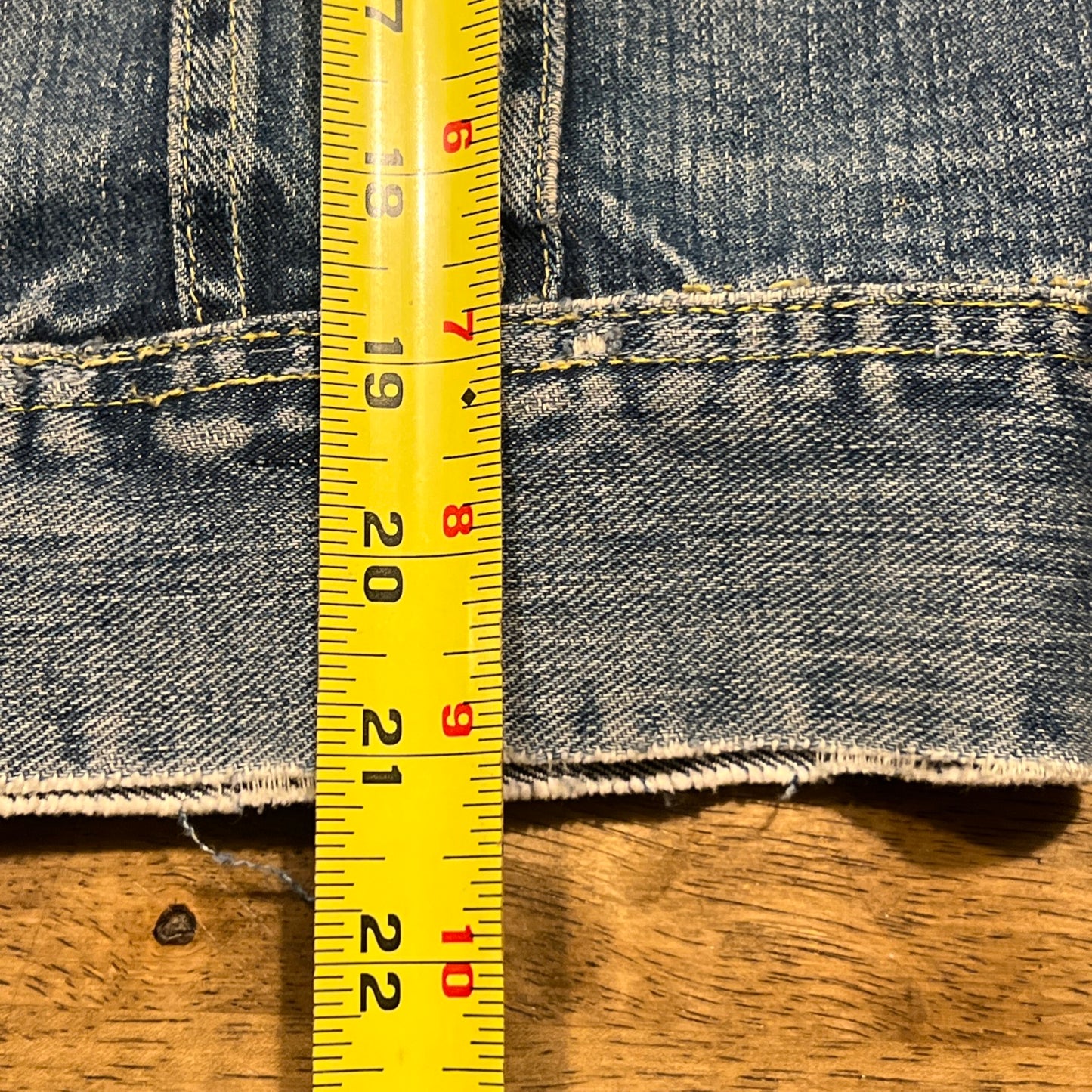 Vintage Lee 101J Sanforized Denim Jacket 38 Blue Union Made 1960's Distressed