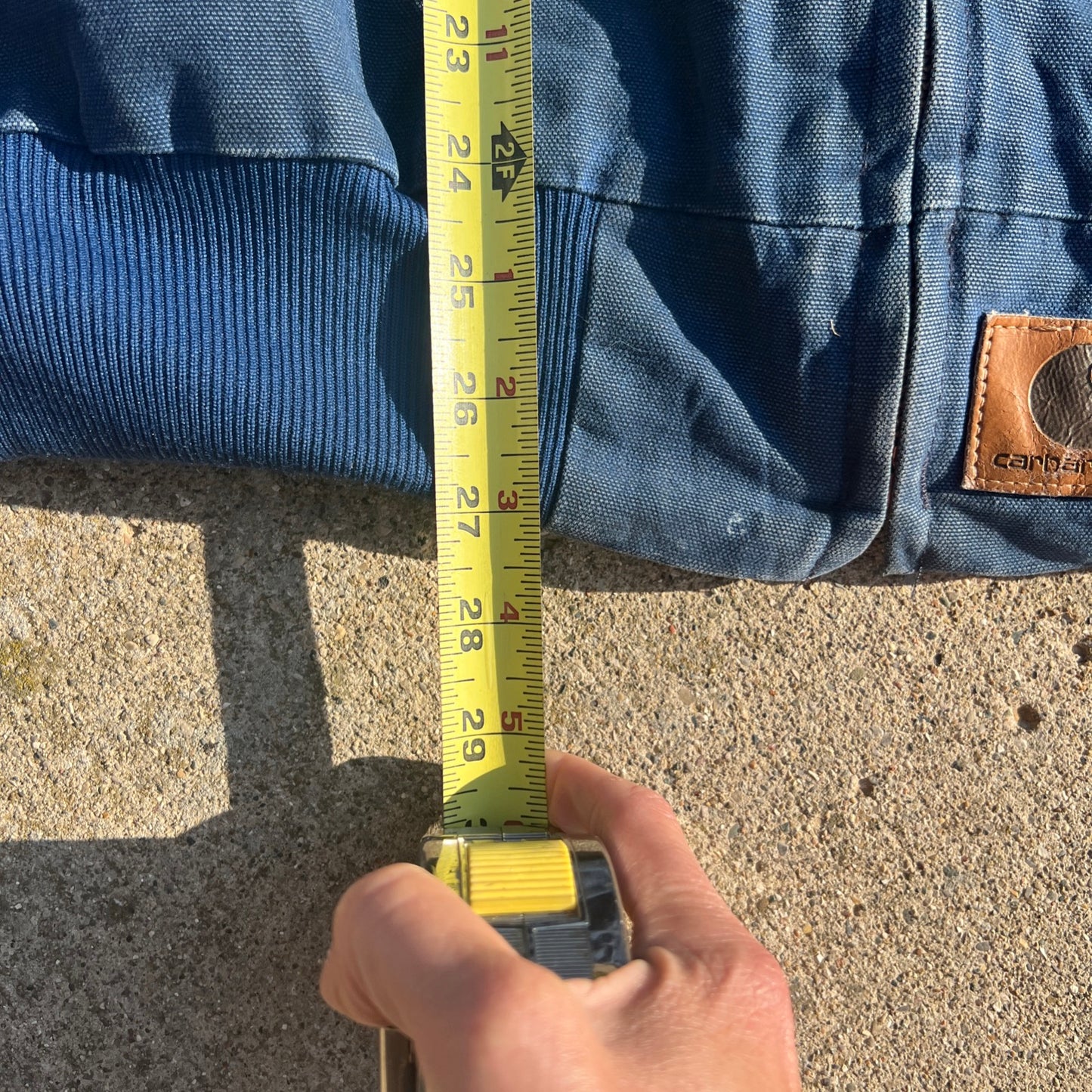 Vintage Y2K Carhartt J14 BLU Faded Blue Santa Fe Jacket Size XL