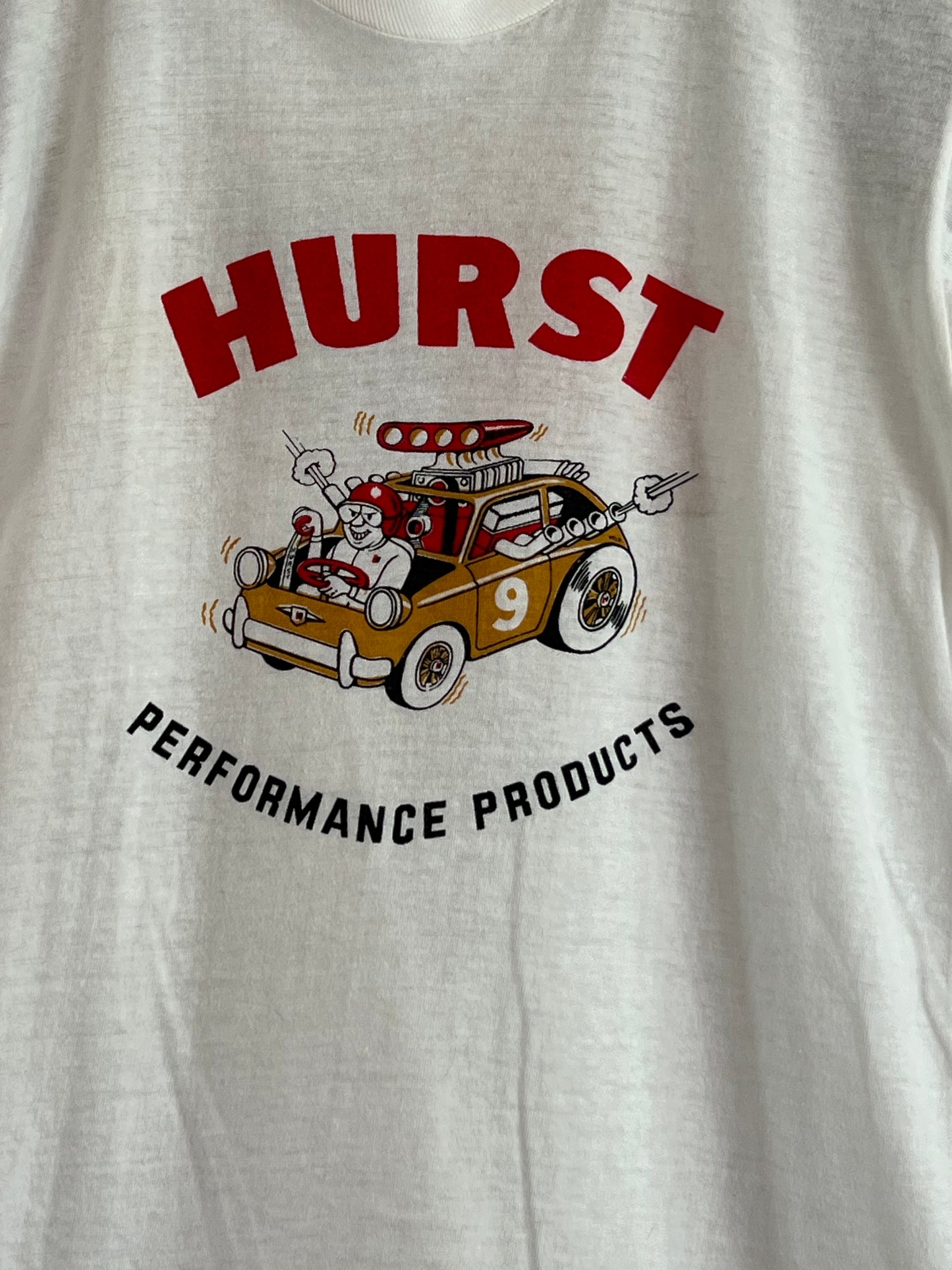 Vintage 1960s Hurst Drag Racing Speed Equipment T Shirt
