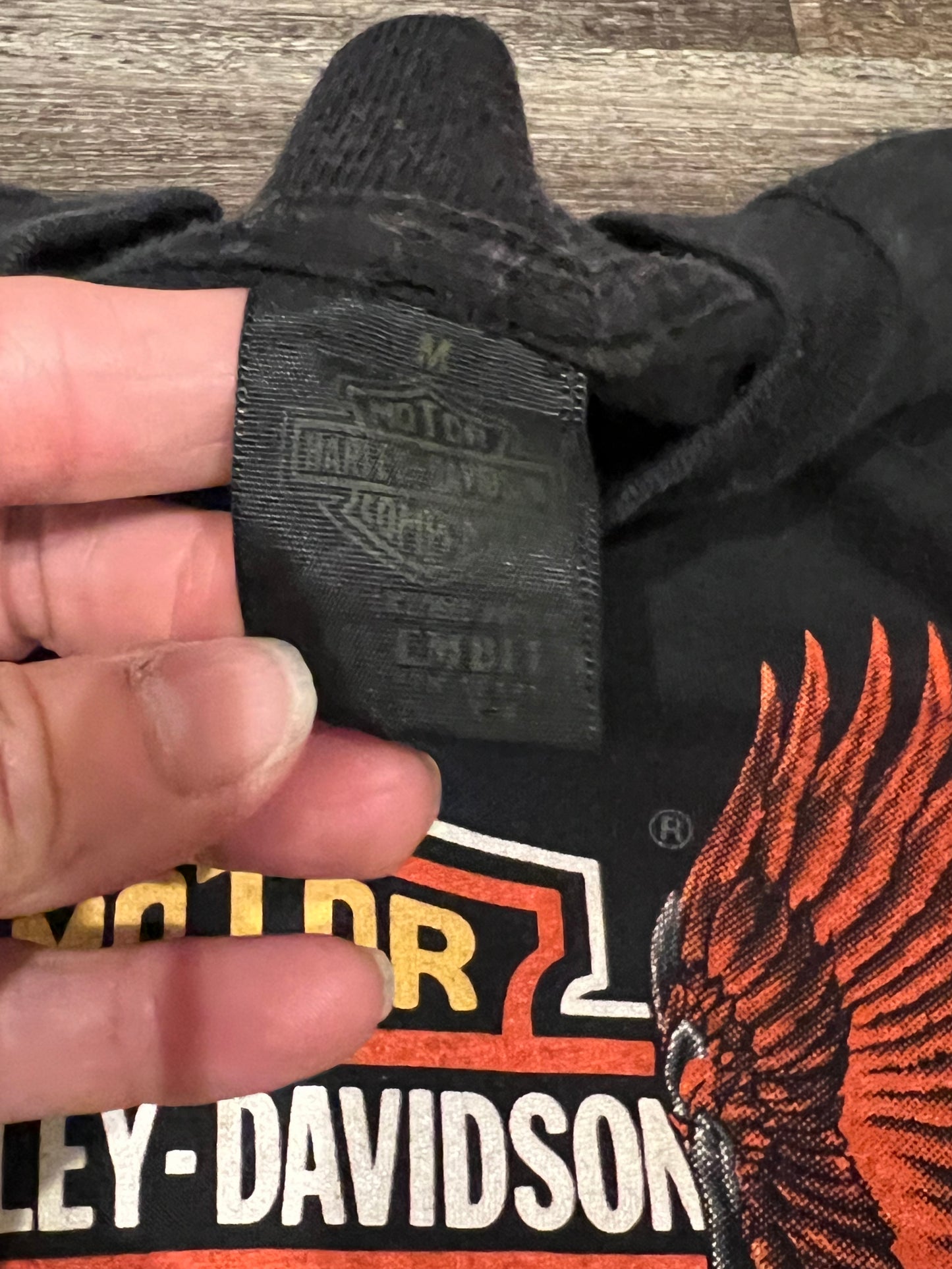 Vintage 1984 Harley Davidson 3D Emblem Made in USA single stitch T Shirt RARE Medium 80s