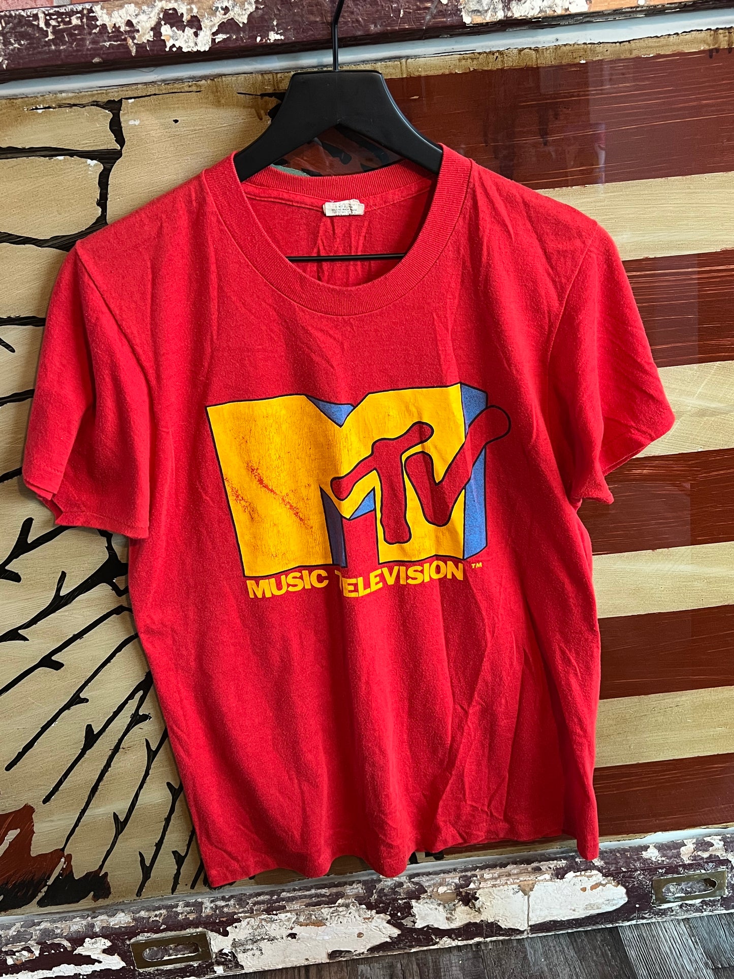 1980s I Want my MTV Single Stitch T Shirt Music TV Vintage Music Television Tee