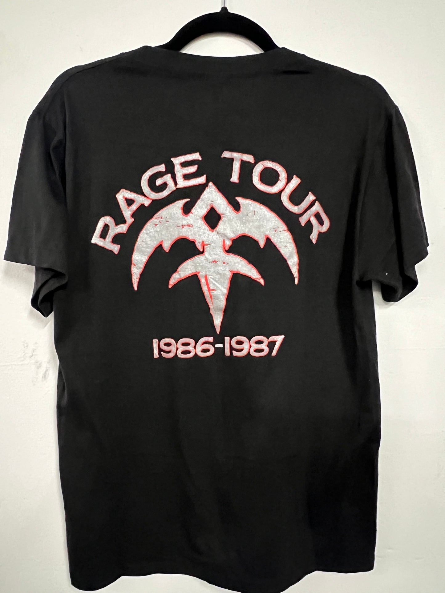 Vintage Queensryche Rage Tour 1986 1987 Tour T Shirt Sz M