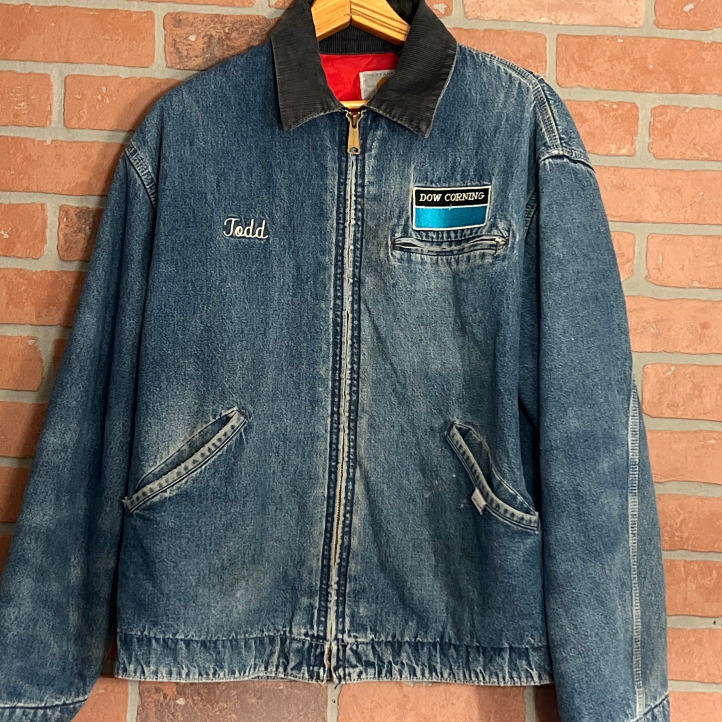 Vintage 80s Denim Carhartt 100th Anniversary Detroit Jacket Detroiter RARE