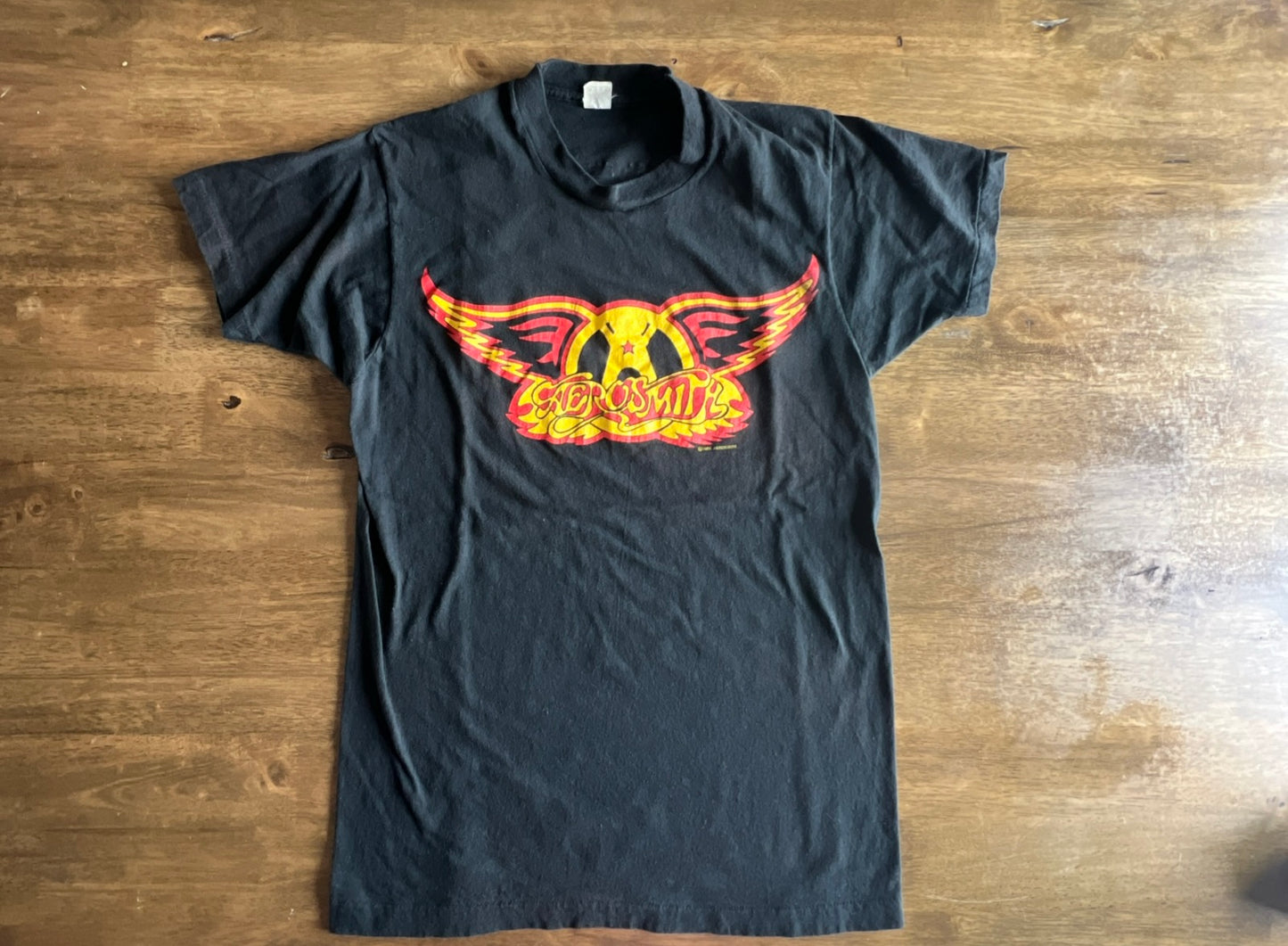 Vintage 1988 Aerosmith Walk This Way Band Concert T Shirt Large Tee