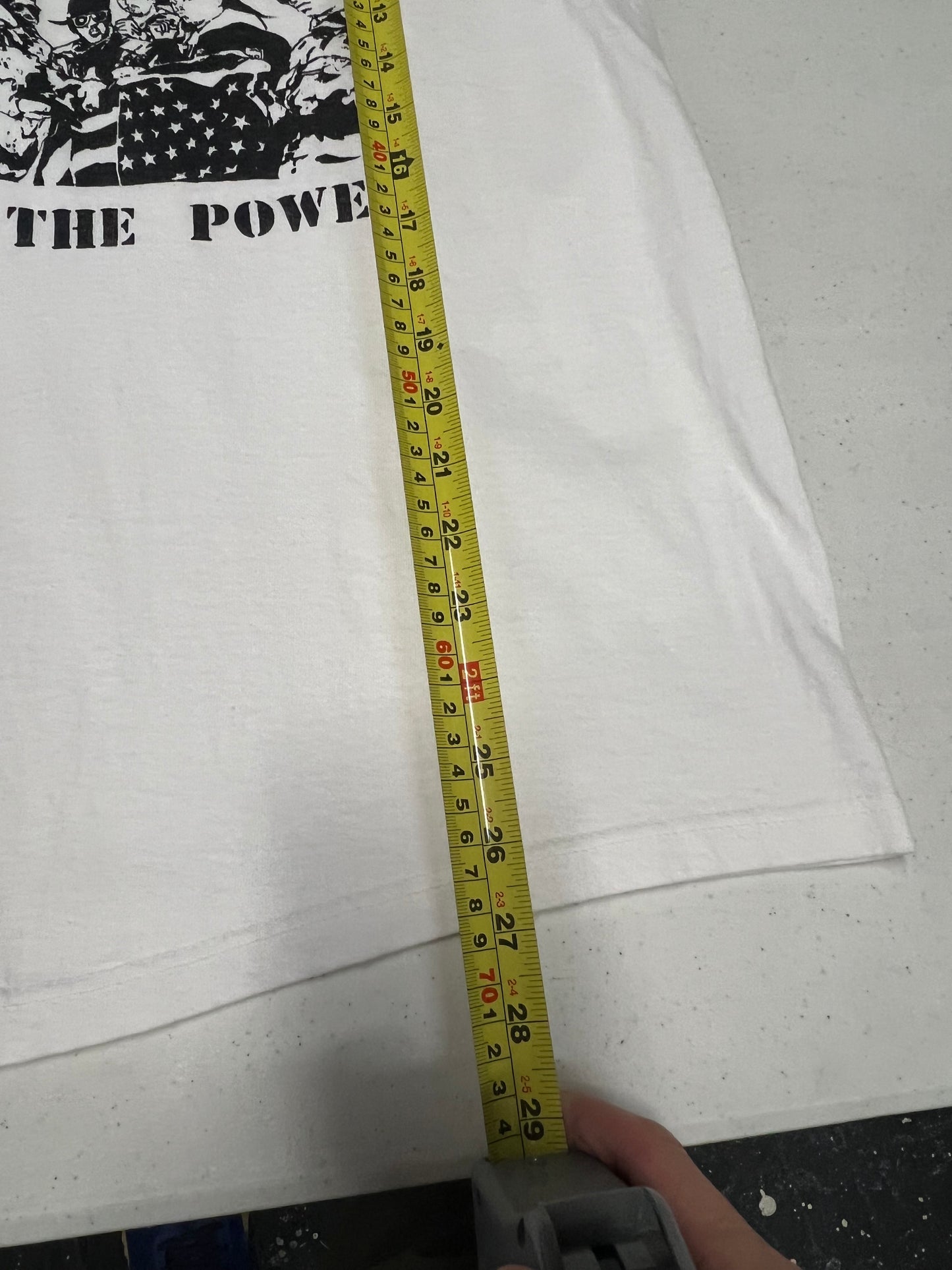 Vintage Public Enemy Fight the Power  Single Stitch Tee Shirt Rap T