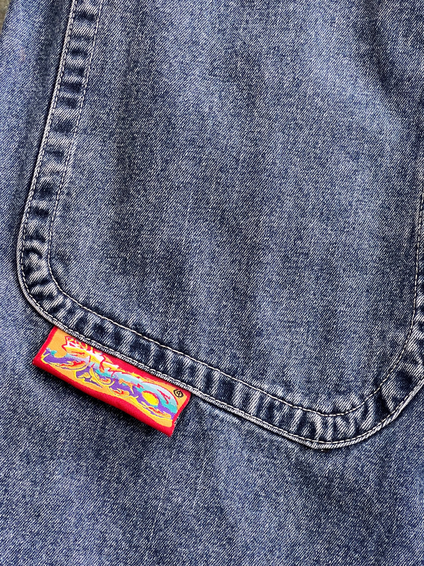 Vintage 1990s JNCO Wizard Jeans Skater Skateboard Denim 90s Streetwear