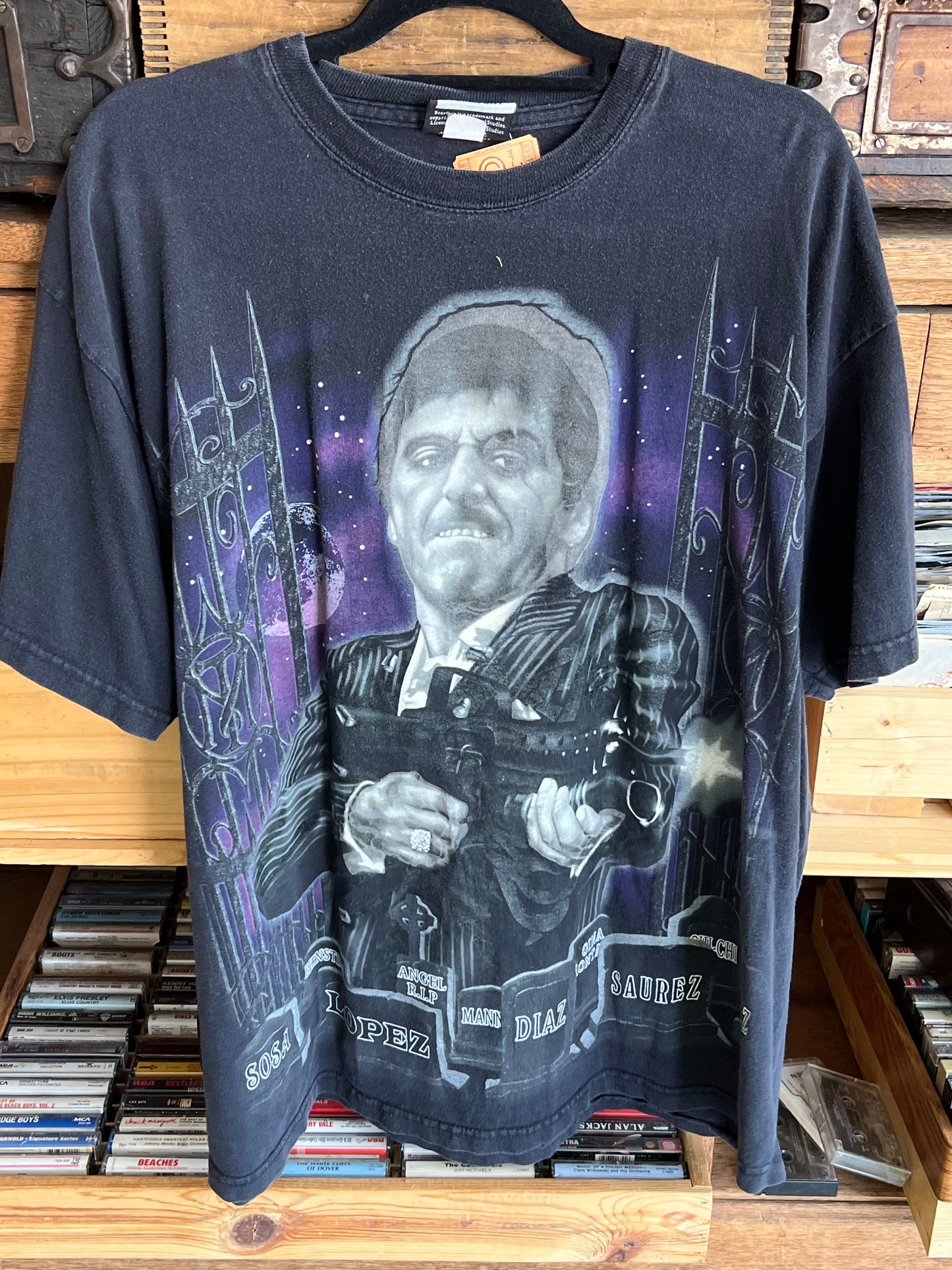 Vintage Scarface AOP Rap Tee Big Print Shirt