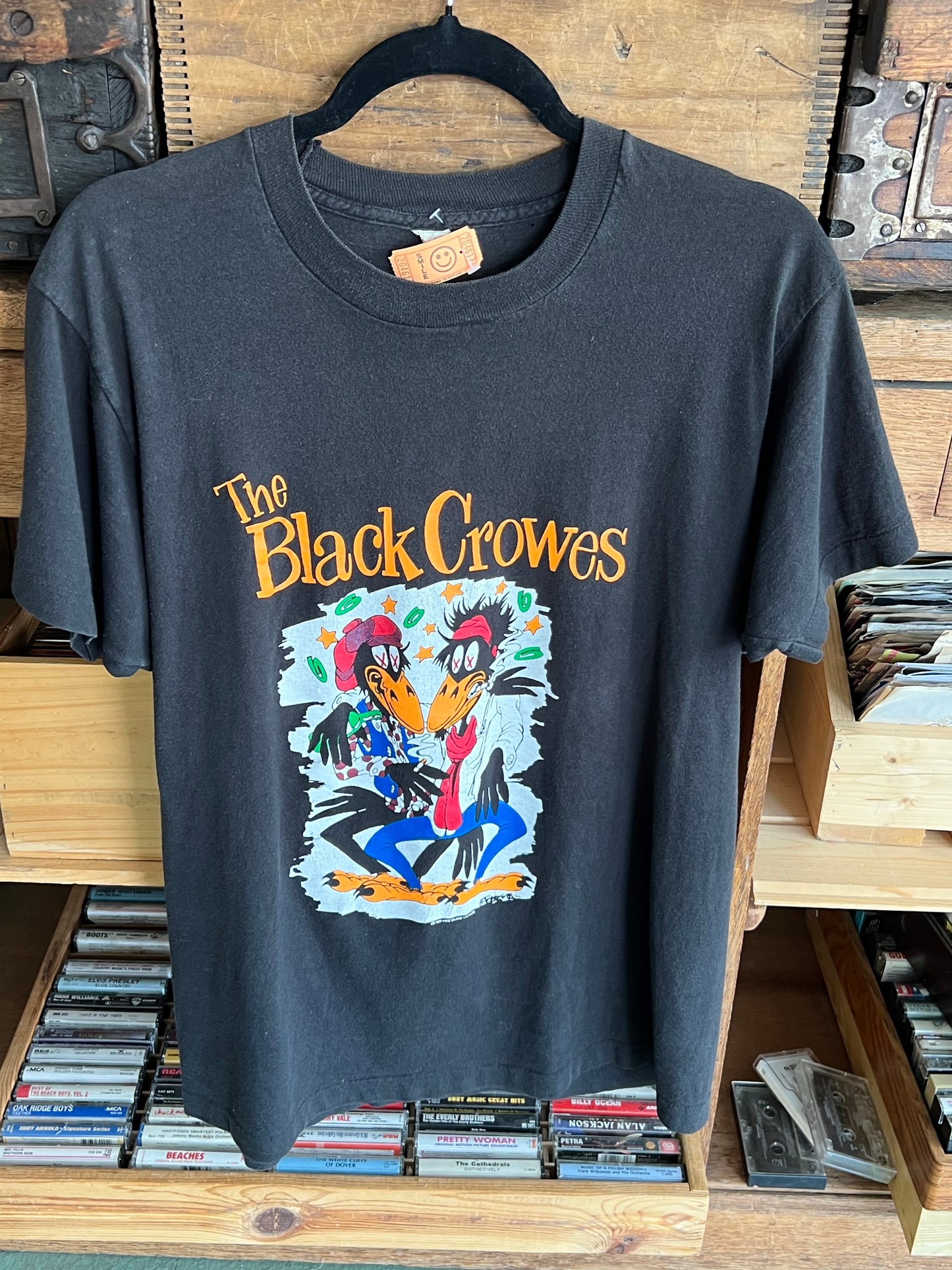 Vintage The Black Crowes Shake Your Money Maker Concert Band Tee Shirt