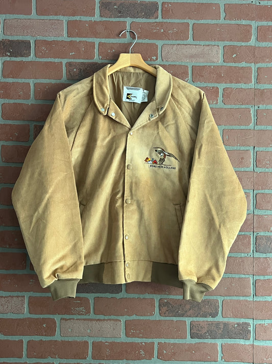 Vintage 80s Ford New Holland Corduroy Jacket