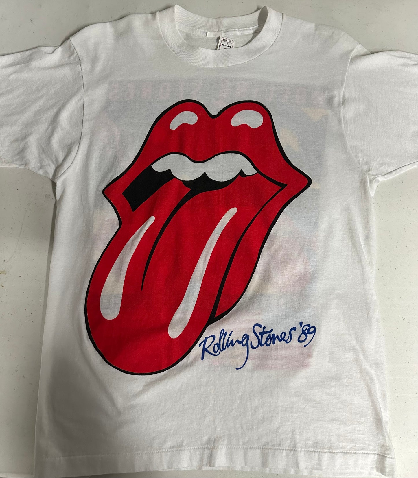 Vintage Rolling Stones Steel Wheels 1989 Tour T-Shirt