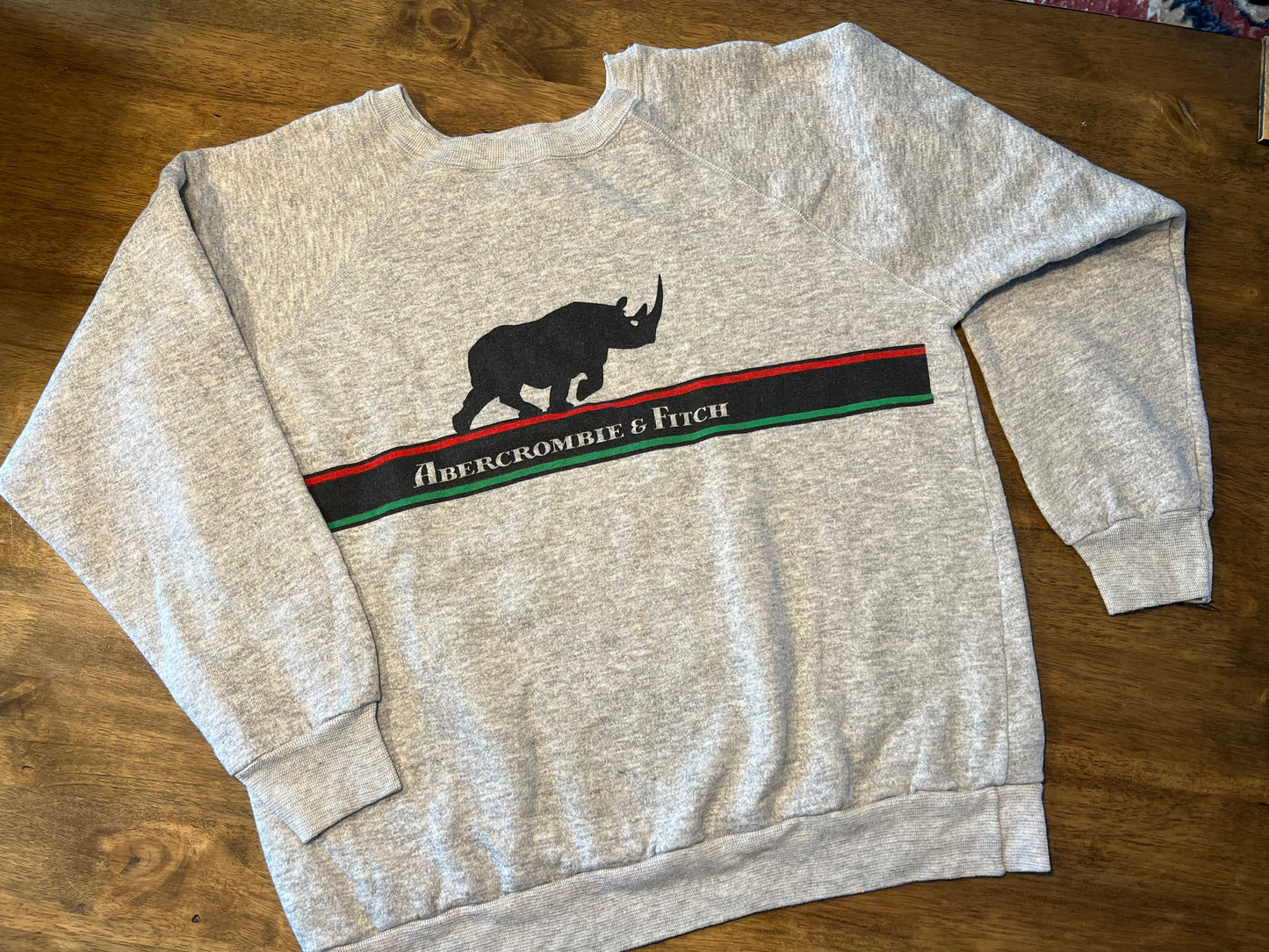 Vintage Abercrombie & Fitch Crewneck Sweatshirt Champion Tag 80s